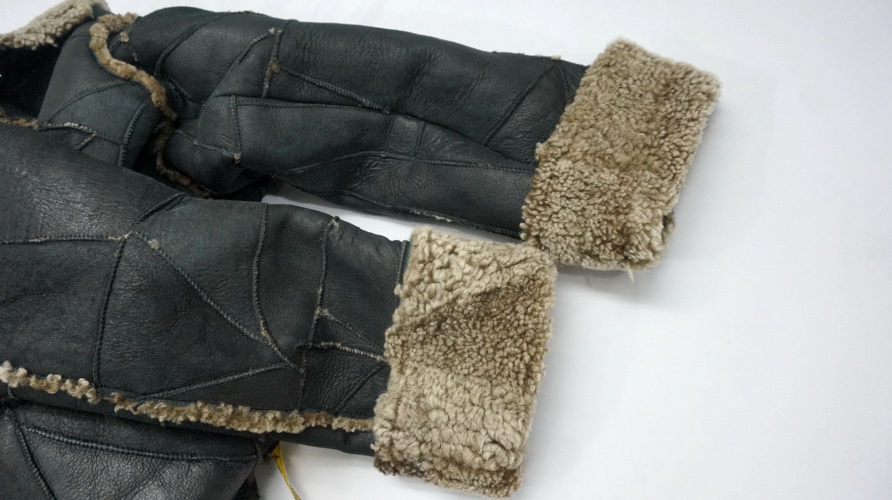 Japanese Brand 🔥Japan Designer AS KNOW AS Sheepskin Patchwork Sherpa Coat Size US XS / EU 42 / 0 - 16 Thumbnail