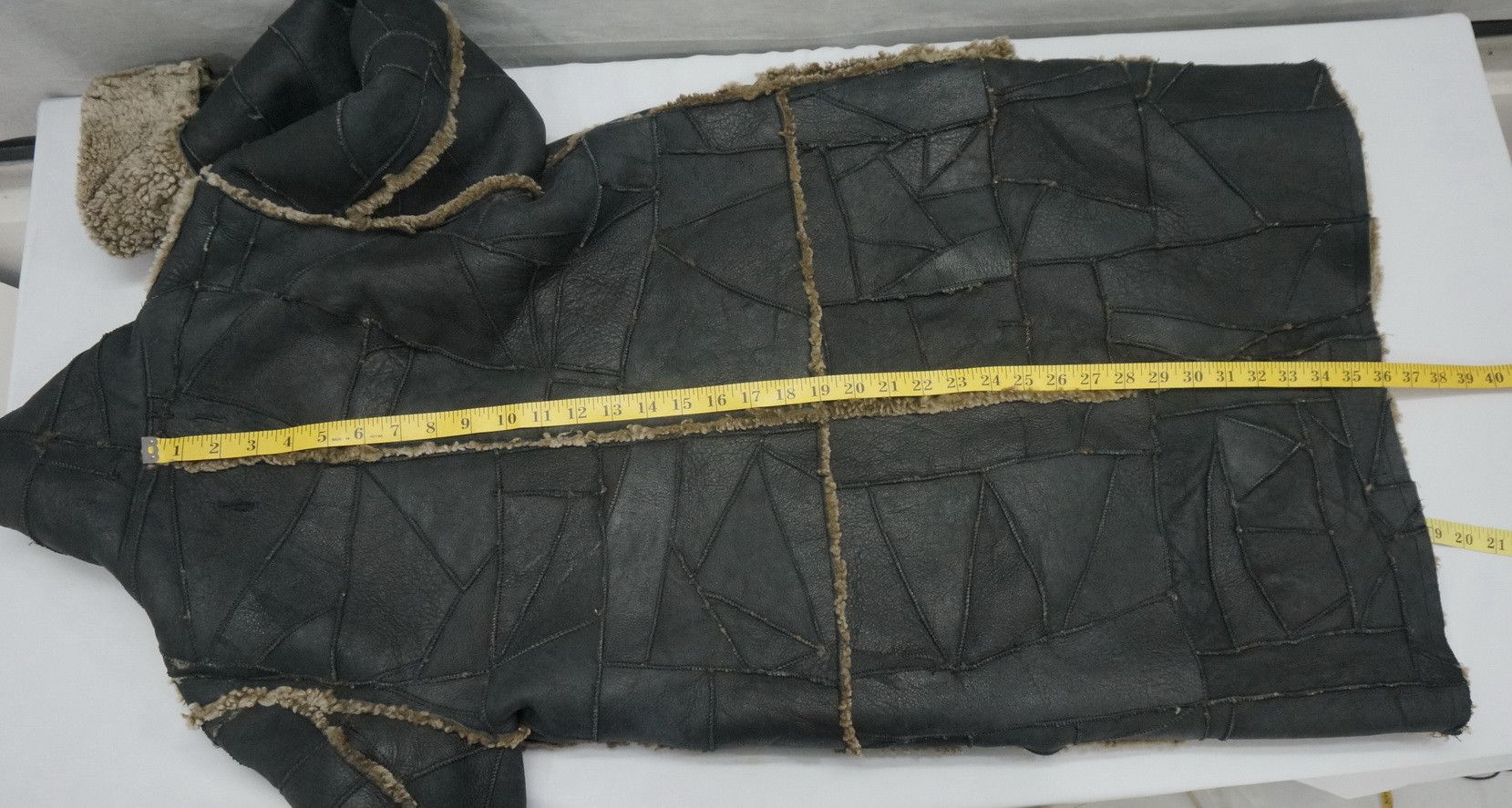 Japanese Brand 🔥Japan Designer AS KNOW AS Sheepskin Patchwork Sherpa Coat Size US XS / EU 42 / 0 - 11 Thumbnail