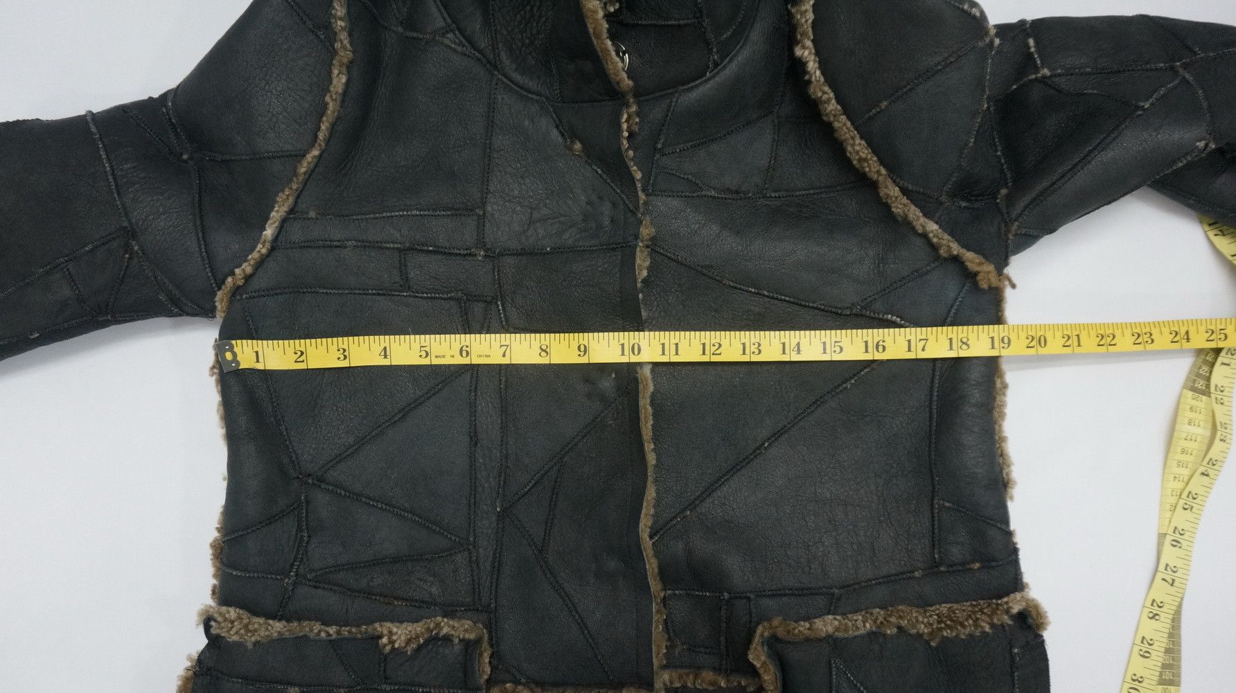 Japanese Brand 🔥Japan Designer AS KNOW AS Sheepskin Patchwork Sherpa Coat Size US XS / EU 42 / 0 - 8 Thumbnail