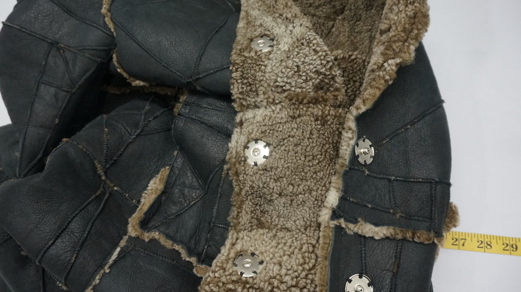 Japanese Brand 🔥Japan Designer AS KNOW AS Sheepskin Patchwork Sherpa Coat Size US XS / EU 42 / 0 - 15 Thumbnail