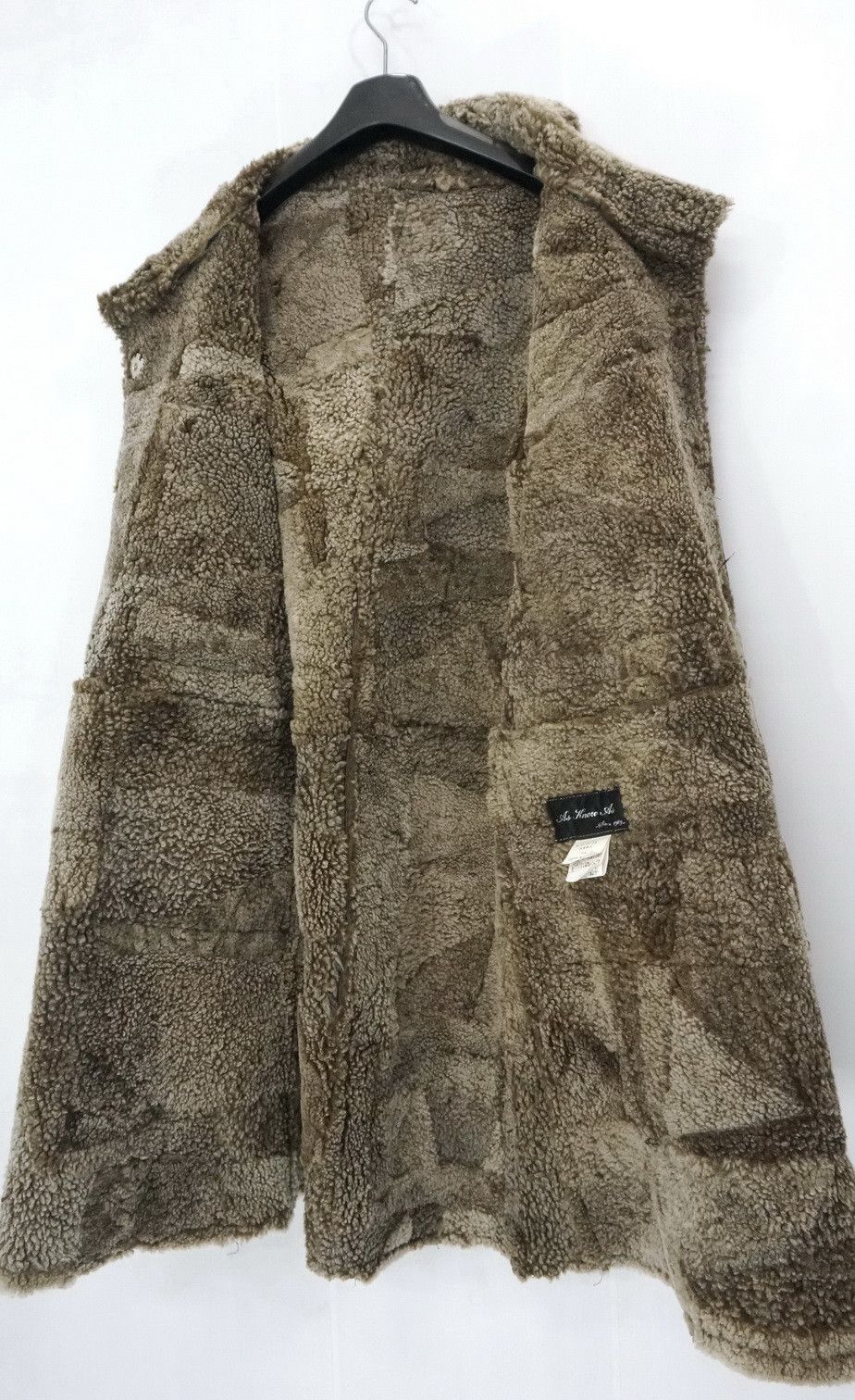 Japanese Brand 🔥Japan Designer AS KNOW AS Sheepskin Patchwork Sherpa Coat Size US XS / EU 42 / 0 - 3 Thumbnail