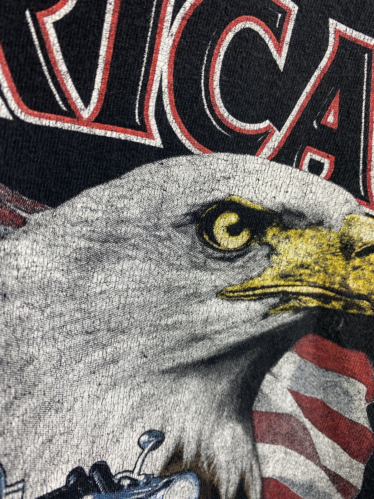 Alstyle × Vintage Vintage American Classic Eagle Biker Tee Size US XL / EU 56 / 4 - 6 Thumbnail