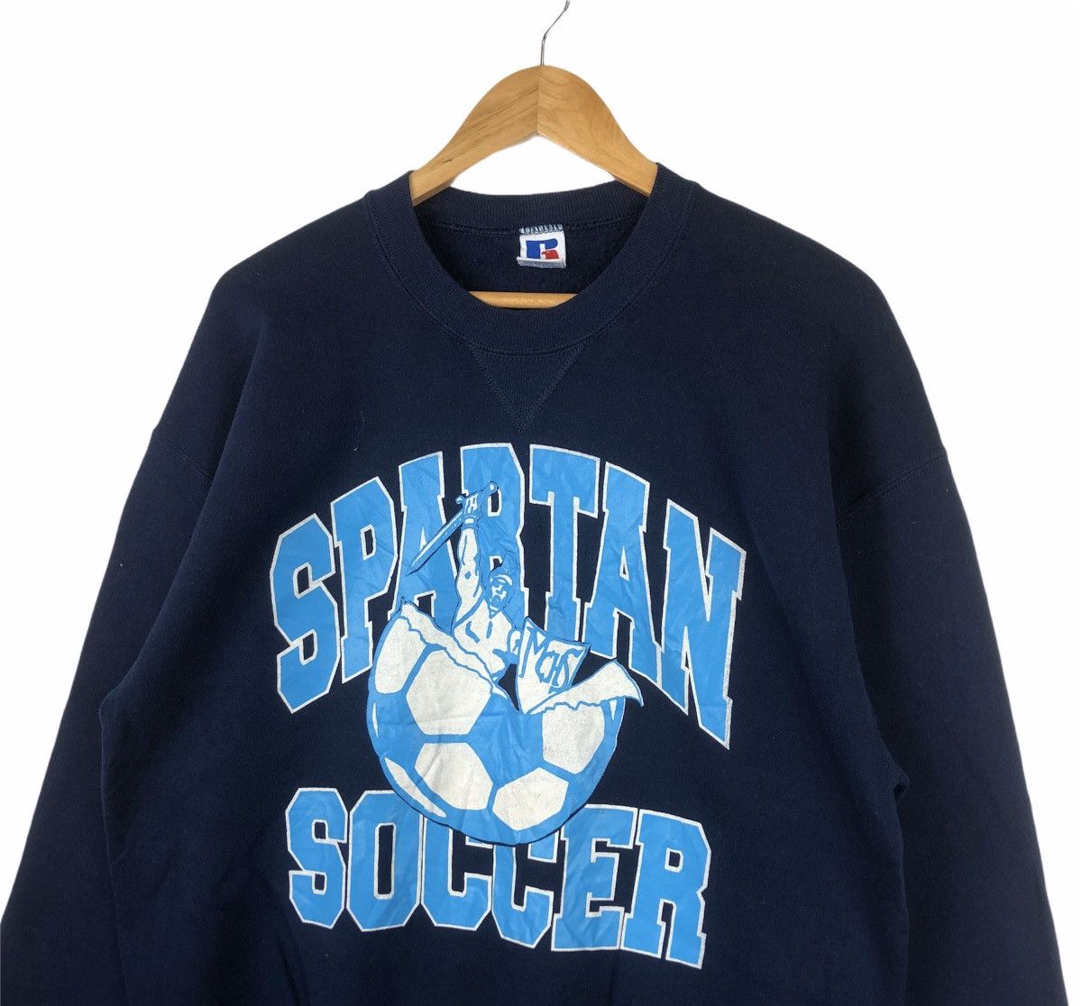 MLB × NFL × Vintage Vintage Spartan Soccer University Crewneck Size US XL / EU 56 / 4 - 3 Thumbnail