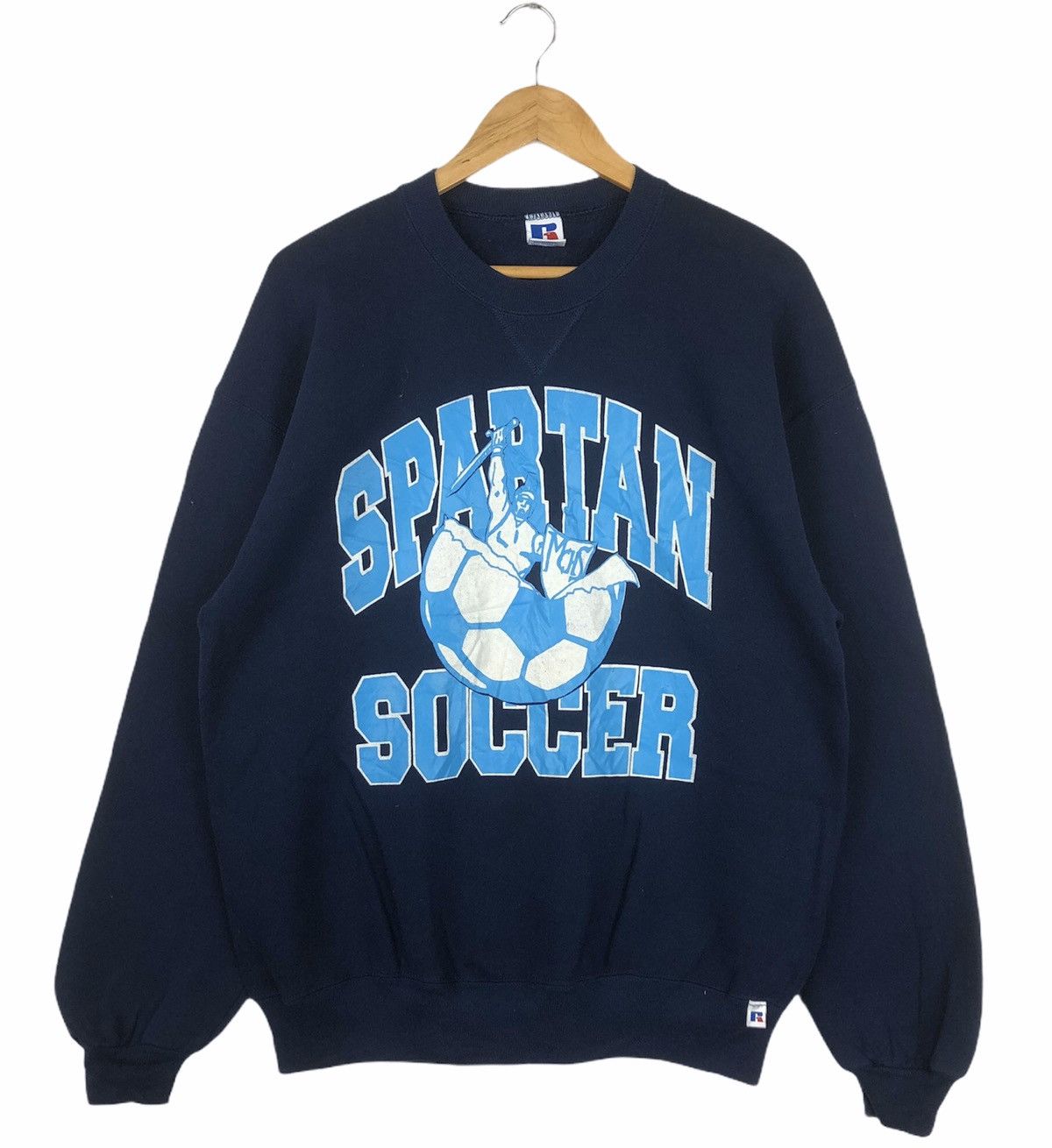 MLB × NFL × Vintage Vintage Spartan Soccer University Crewneck Size US XL / EU 56 / 4 - 1 Thumbnail