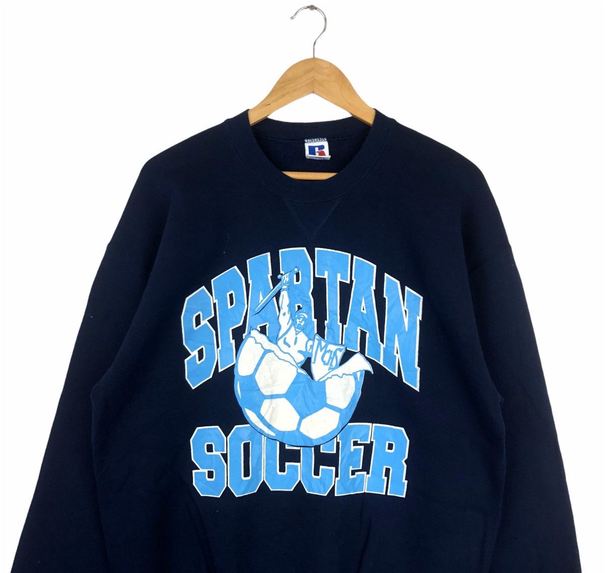 MLB × NFL × Vintage Vintage Spartan Soccer University Crewneck Size US XL / EU 56 / 4 - 2 Thumbnail