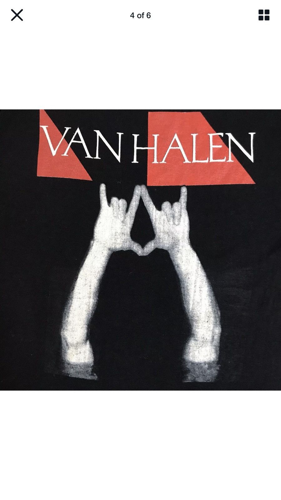 Vintage Van Halen OU812 Tour T Shirt 1989 Size Small Size US S / EU 44-46 / 1 - 4 Thumbnail