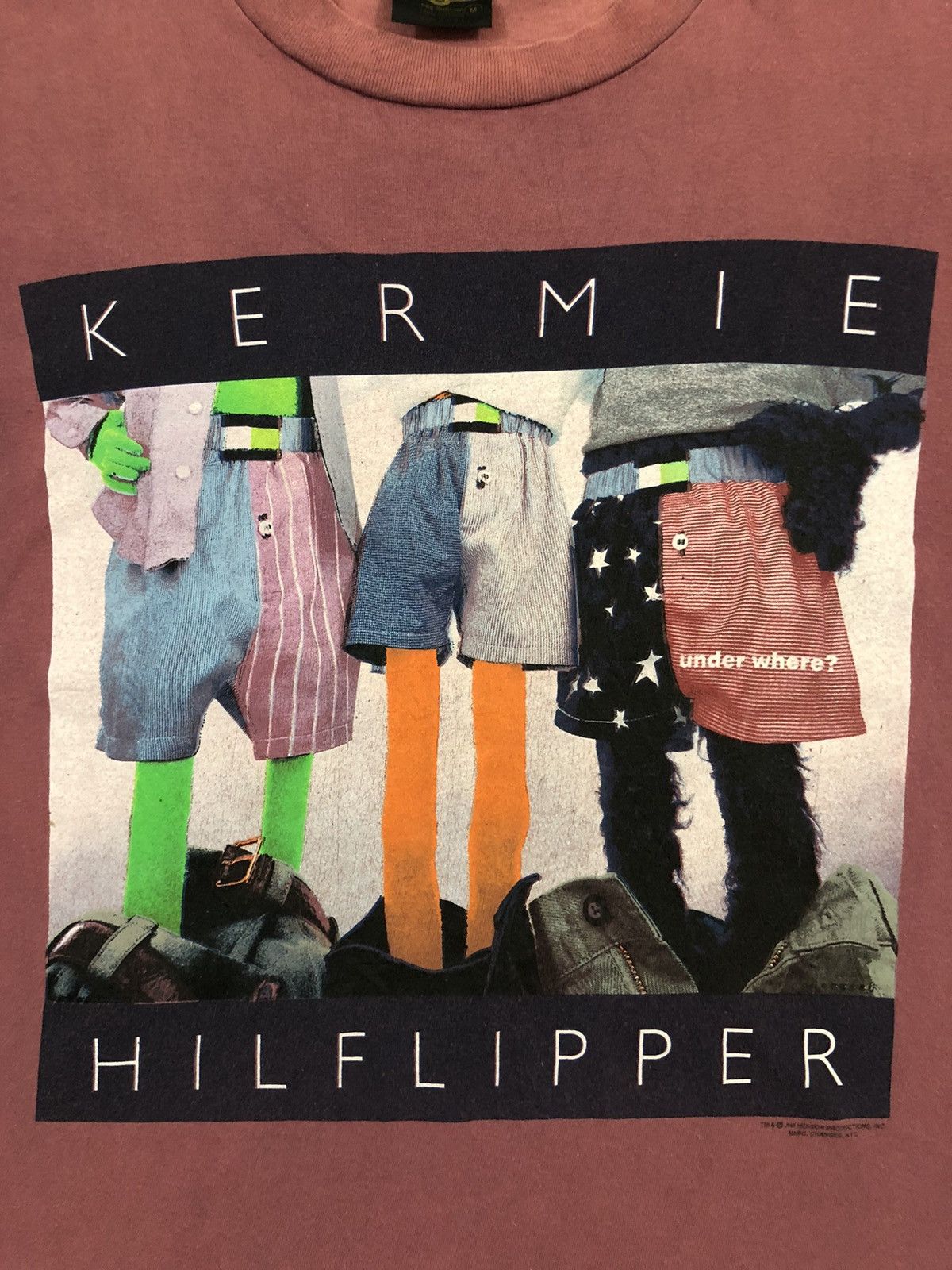 Changes HEAT🔥90s Tommy Hilfiger Parody Kermit Muppet Shirt Size US M / EU 48-50 / 2 - 3 Thumbnail