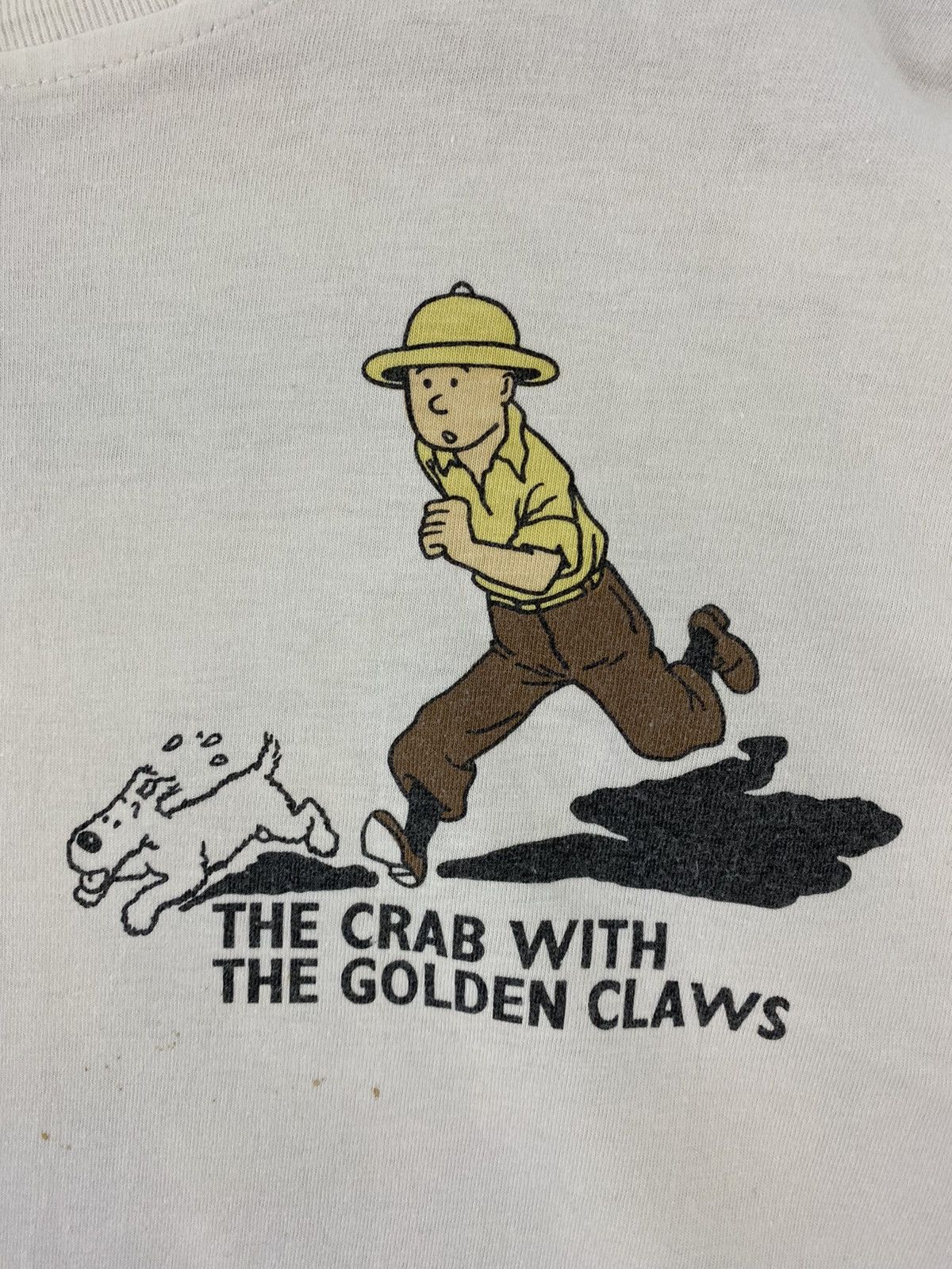 Rap Tees vintage 90s bootleg the adventure of tin-tin t-shirts Size US XL / EU 56 / 4 - 5 Thumbnail