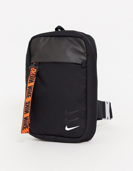 Nike Nike Advance crossbody bag in black triple swoosh Grailed