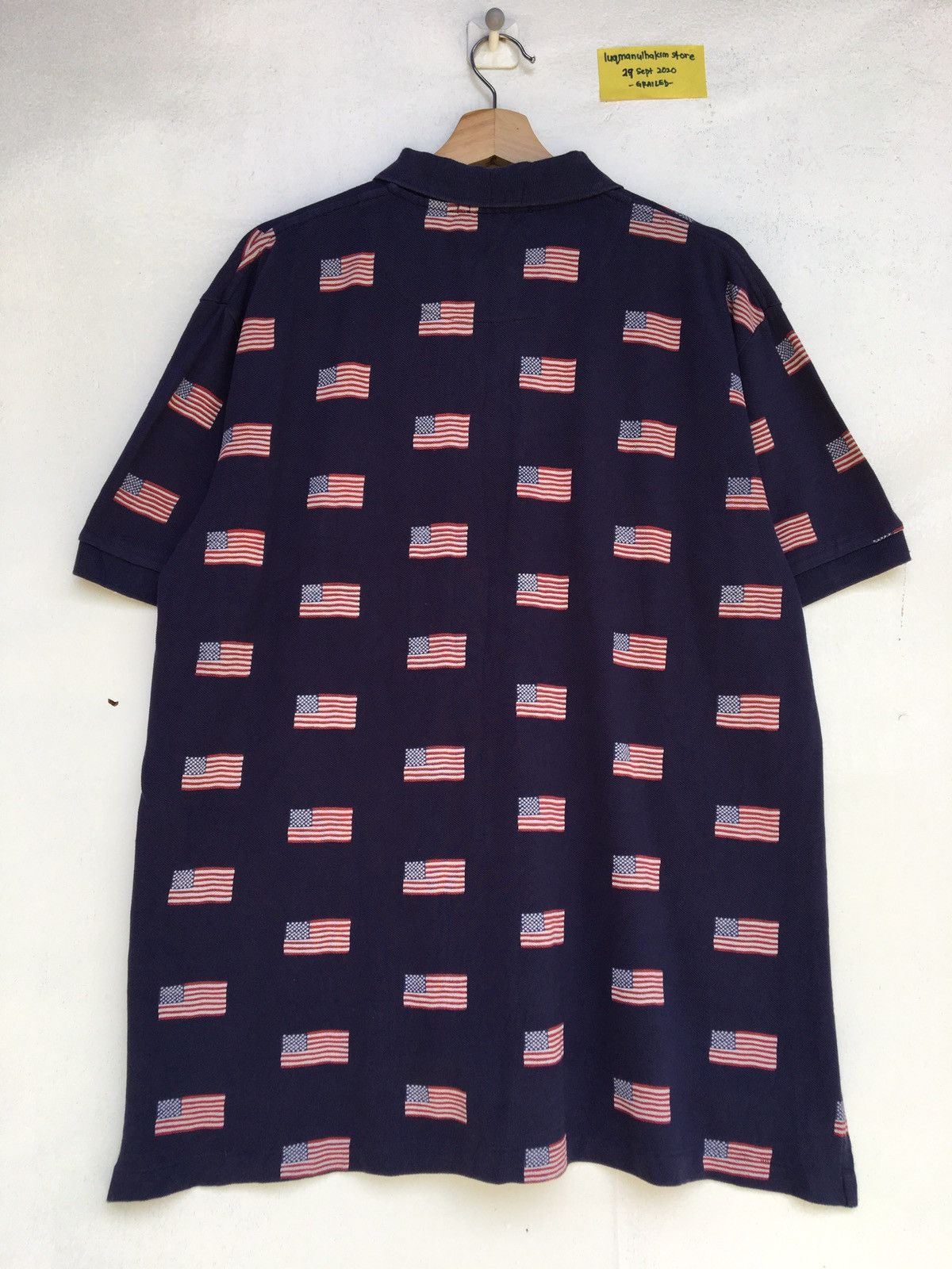 Polo Ralph Lauren Vintage Polo Ralph Lauren US Flag Polo Shirt Size US L / EU 52-54 / 3 - 7 Thumbnail
