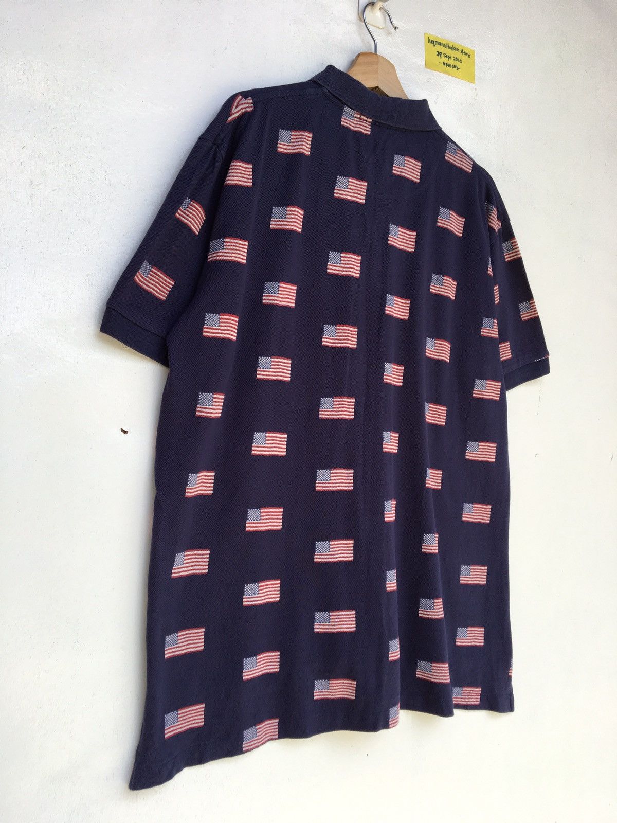 Polo Ralph Lauren Vintage Polo Ralph Lauren US Flag Polo Shirt Size US L / EU 52-54 / 3 - 8 Thumbnail