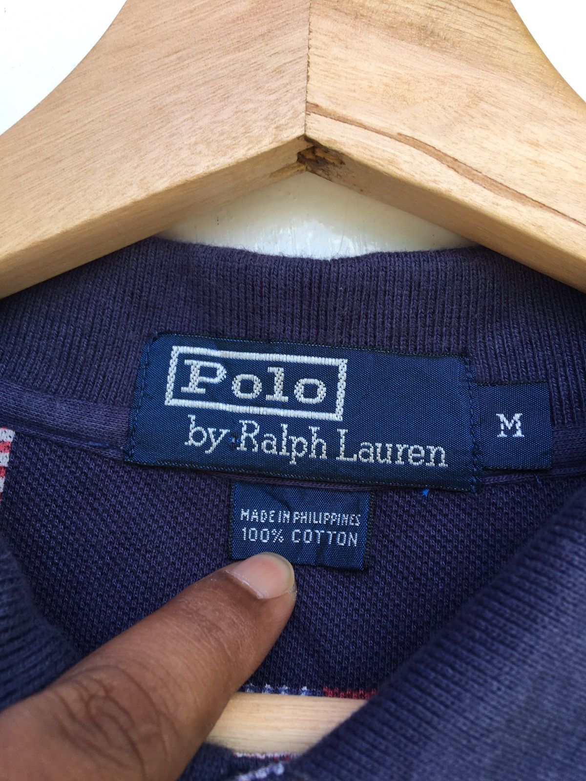 Polo Ralph Lauren Vintage Polo Ralph Lauren US Flag Polo Shirt Size US L / EU 52-54 / 3 - 12 Thumbnail
