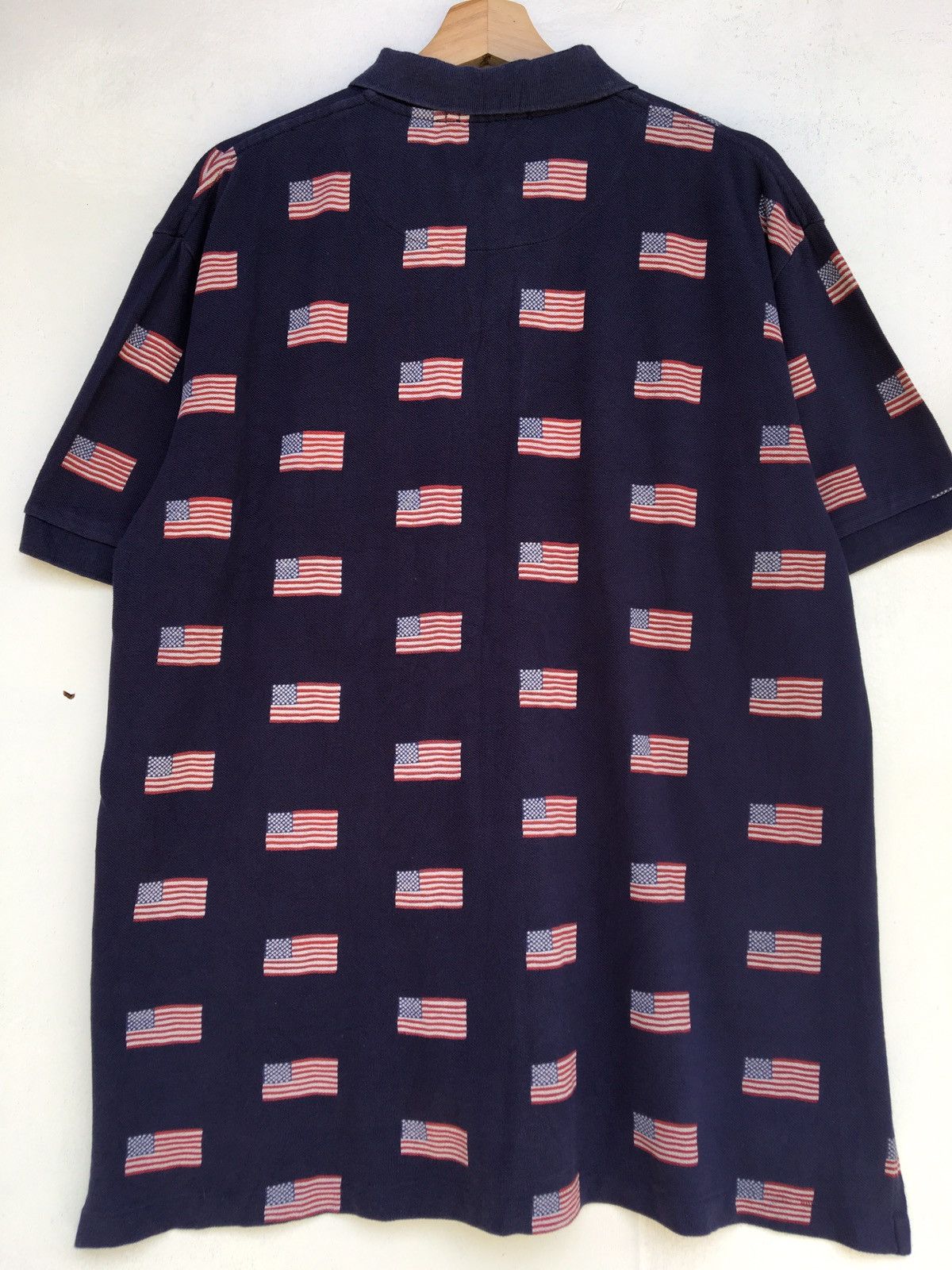 Polo Ralph Lauren Vintage Polo Ralph Lauren US Flag Polo Shirt Size US L / EU 52-54 / 3 - 10 Thumbnail