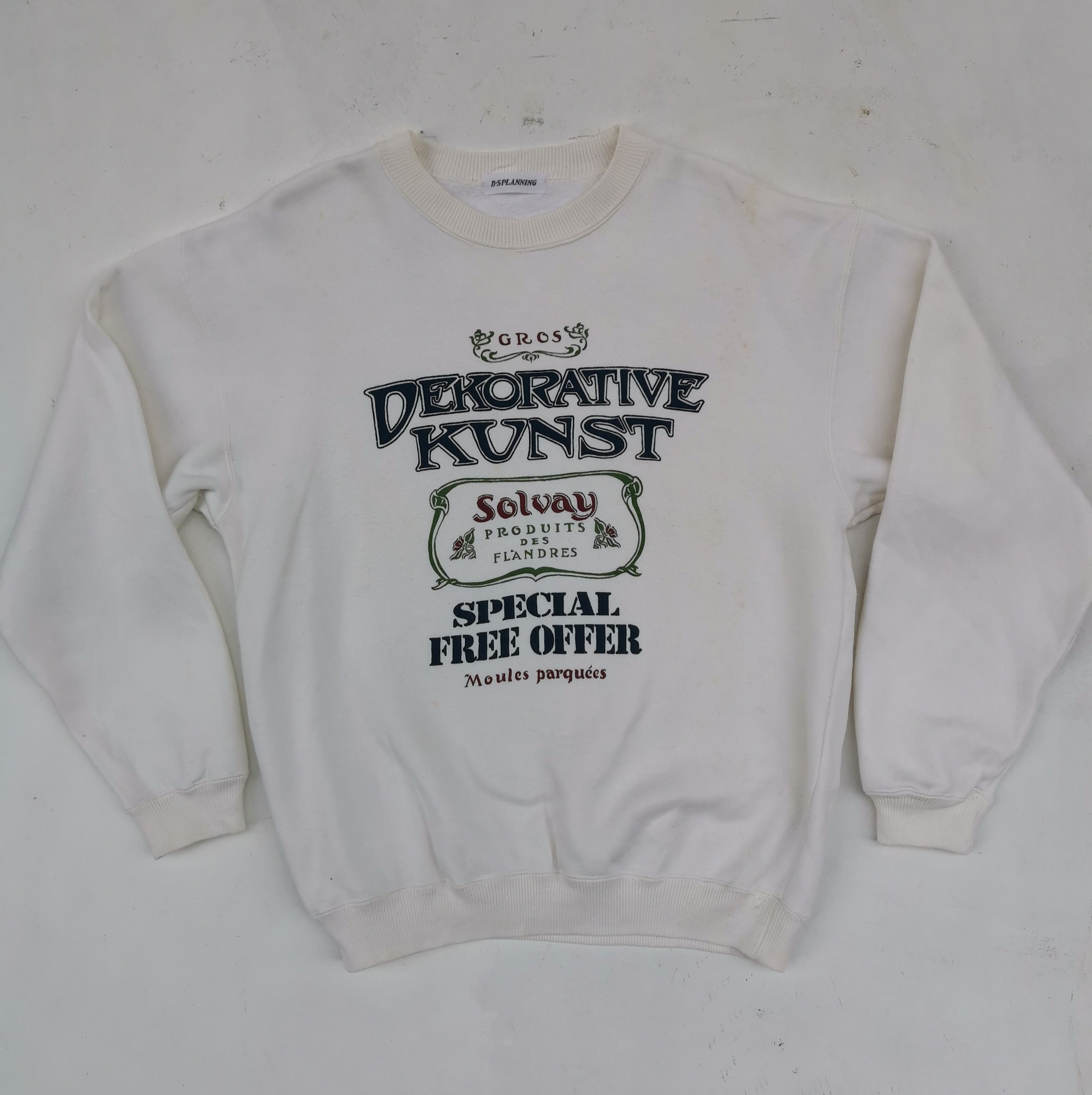 Japanese Brand Gros Dekorative Kunst Big Logo Sweatshirt Size US L / EU 52-54 / 3 - 1 Thumbnail