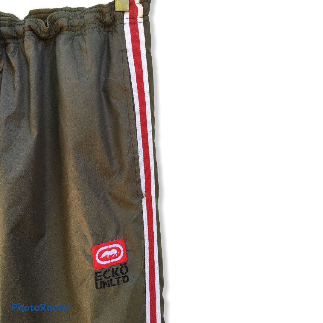 Ecko Unltd. Vintage Ecko Hip Hop Baggy Side Tape Trackpant Size US 38 / EU 54 - 3 Thumbnail