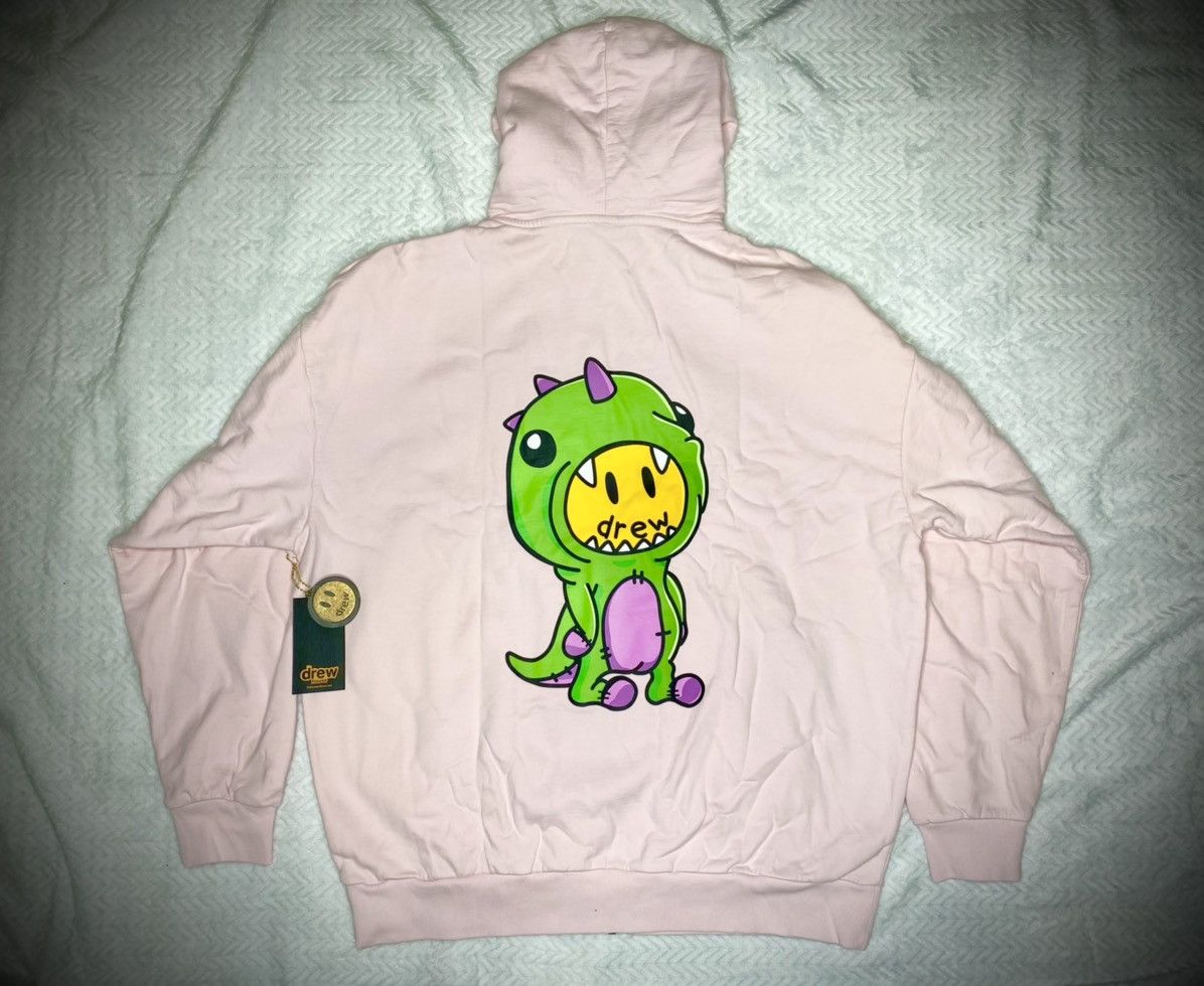トップス Drew House Dino Zip Hoodie Pink XL Drew House Dino Zip Hoodie Pink XL