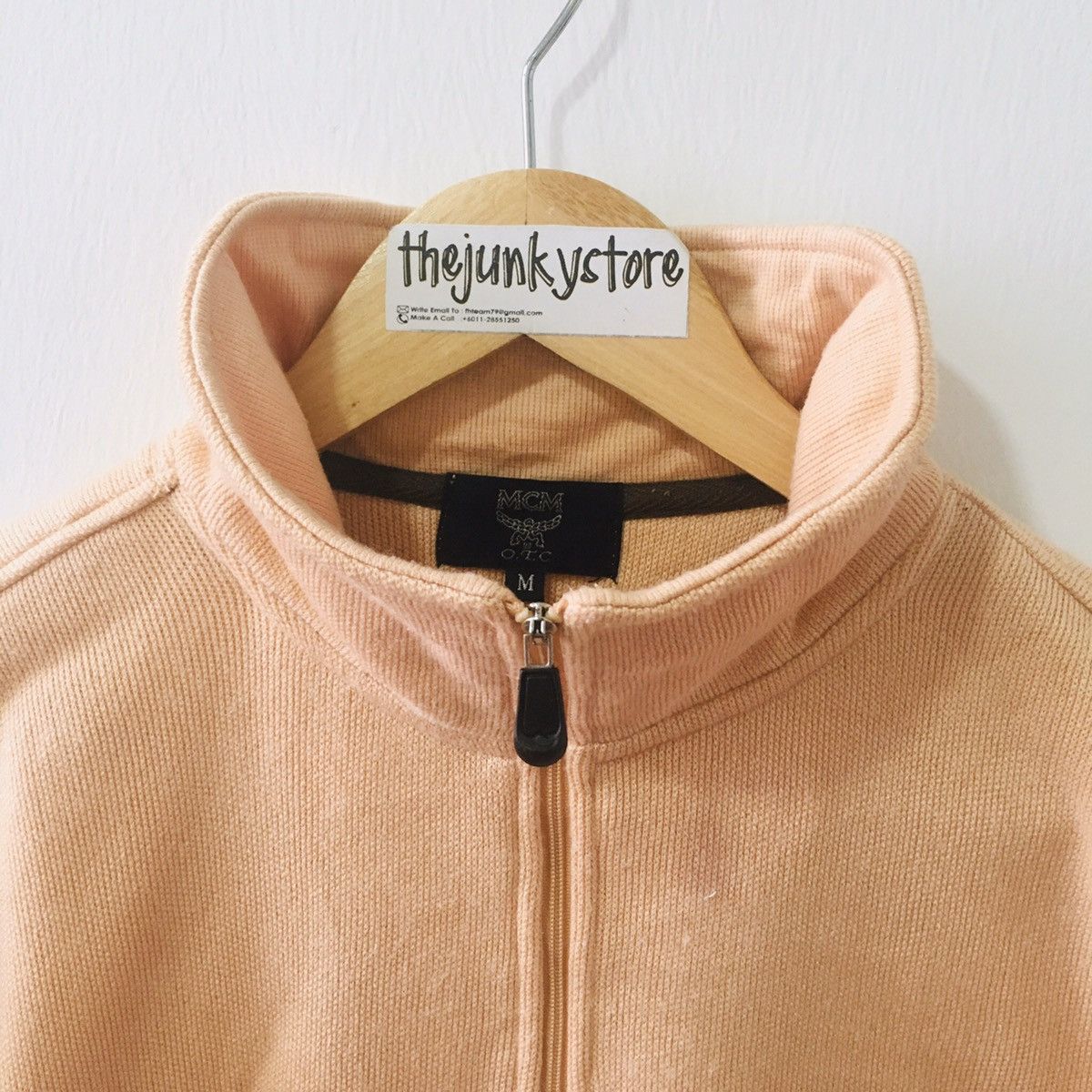 MCM × Vintage Vintage MCM Halfzip Embroidery Sweatshirt Size US M / EU 48-50 / 2 - 4 Thumbnail