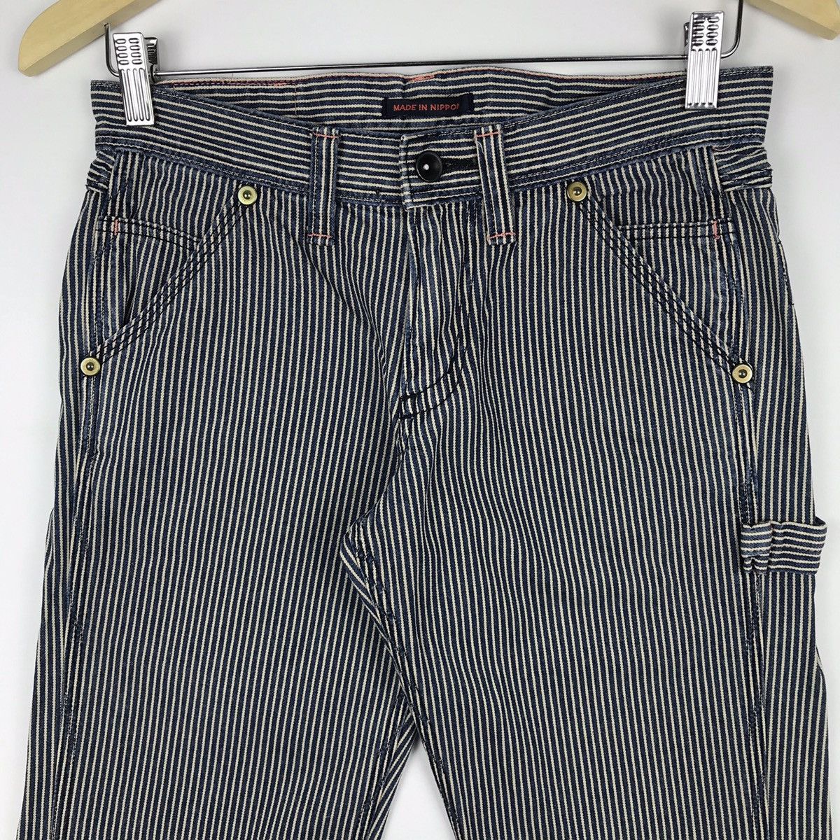 Japanese Brand ET Boite Selvedge Japan Hickory Trousers Size US 30 / EU 46 - 2 Thumbnail