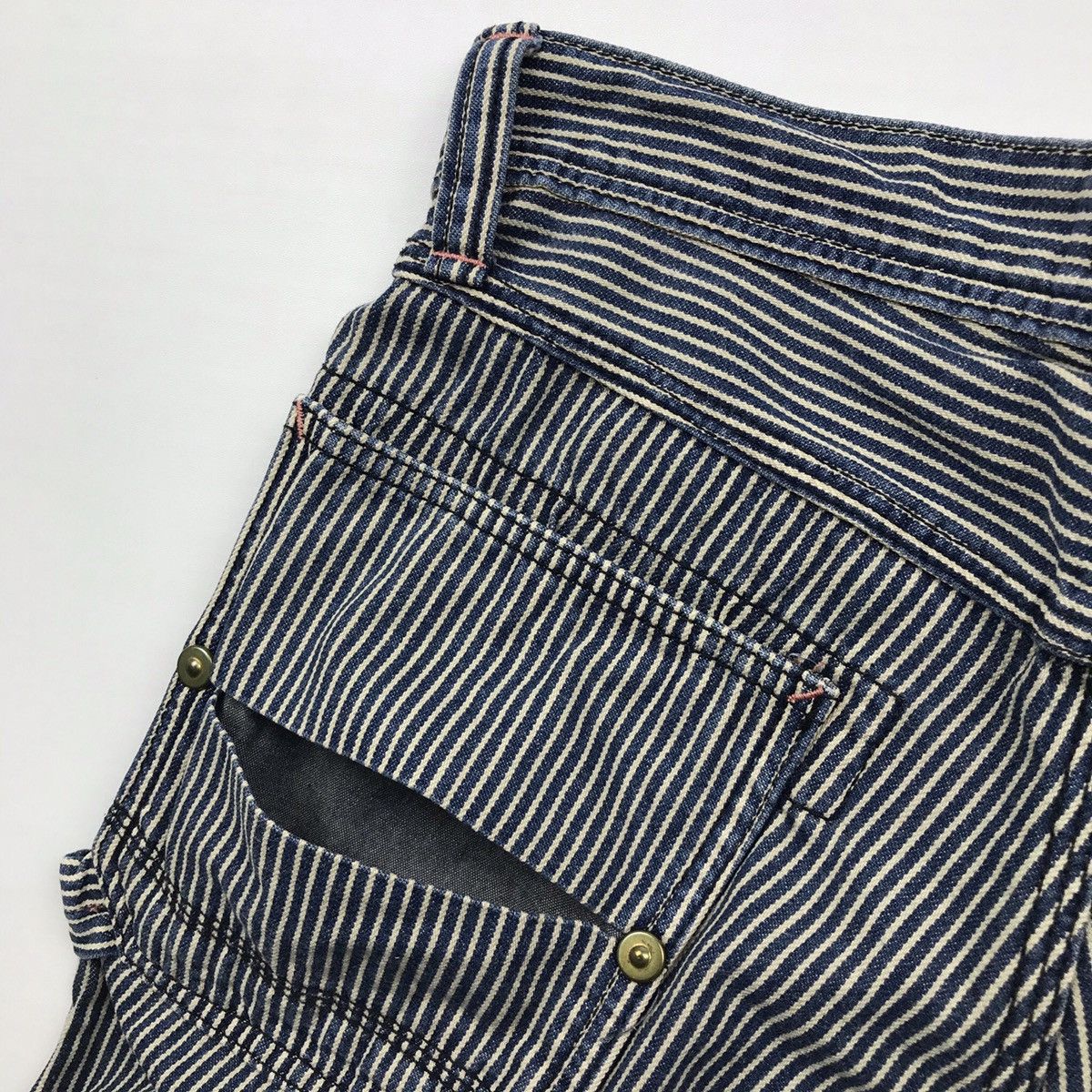 Japanese Brand ET Boite Selvedge Japan Hickory Trousers Size US 30 / EU 46 - 9 Thumbnail