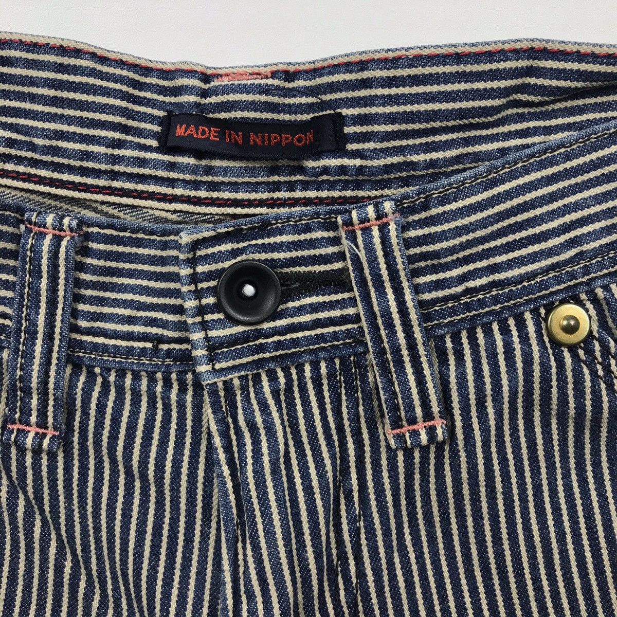 Japanese Brand ET Boite Selvedge Japan Hickory Trousers Size US 30 / EU 46 - 3 Thumbnail