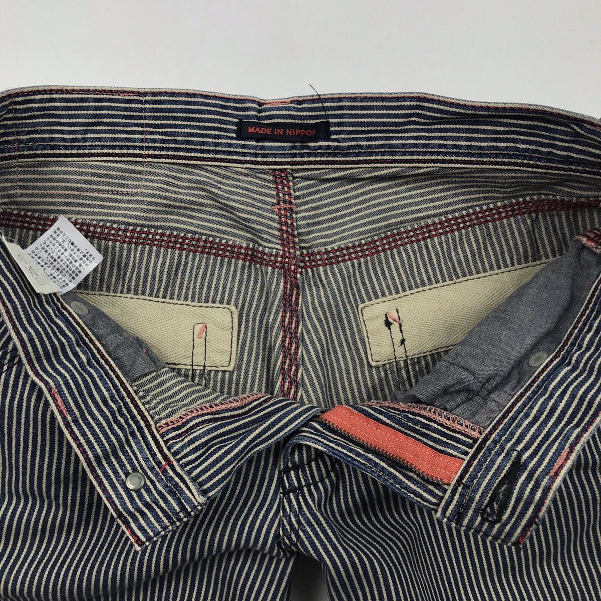 Japanese Brand ET Boite Selvedge Japan Hickory Trousers Size US 30 / EU 46 - 4 Thumbnail