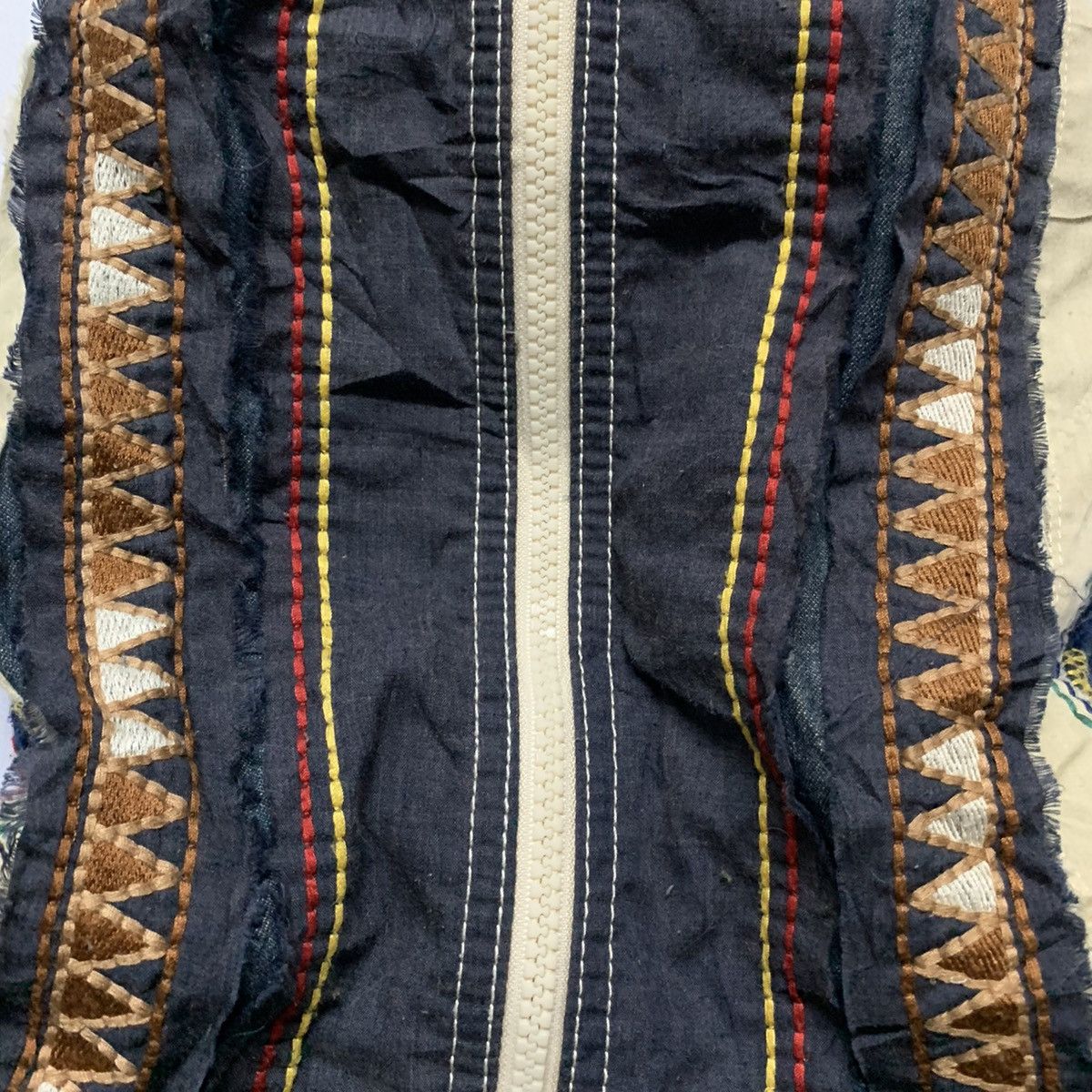 Vintage × go slow caravan Go Slow Caravan Native Navajo Full Zip Sleeveless Vest Size US M / EU 48-50 / 2 - 5 Thumbnail
