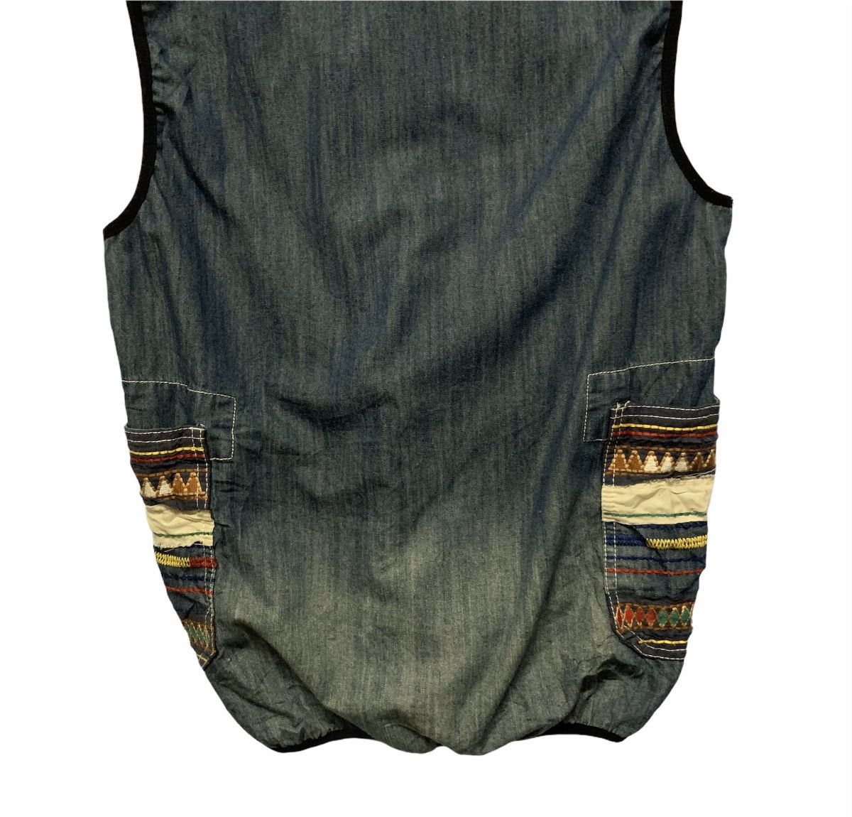 Vintage × go slow caravan Go Slow Caravan Native Navajo Full Zip Sleeveless Vest Size US M / EU 48-50 / 2 - 11 Thumbnail