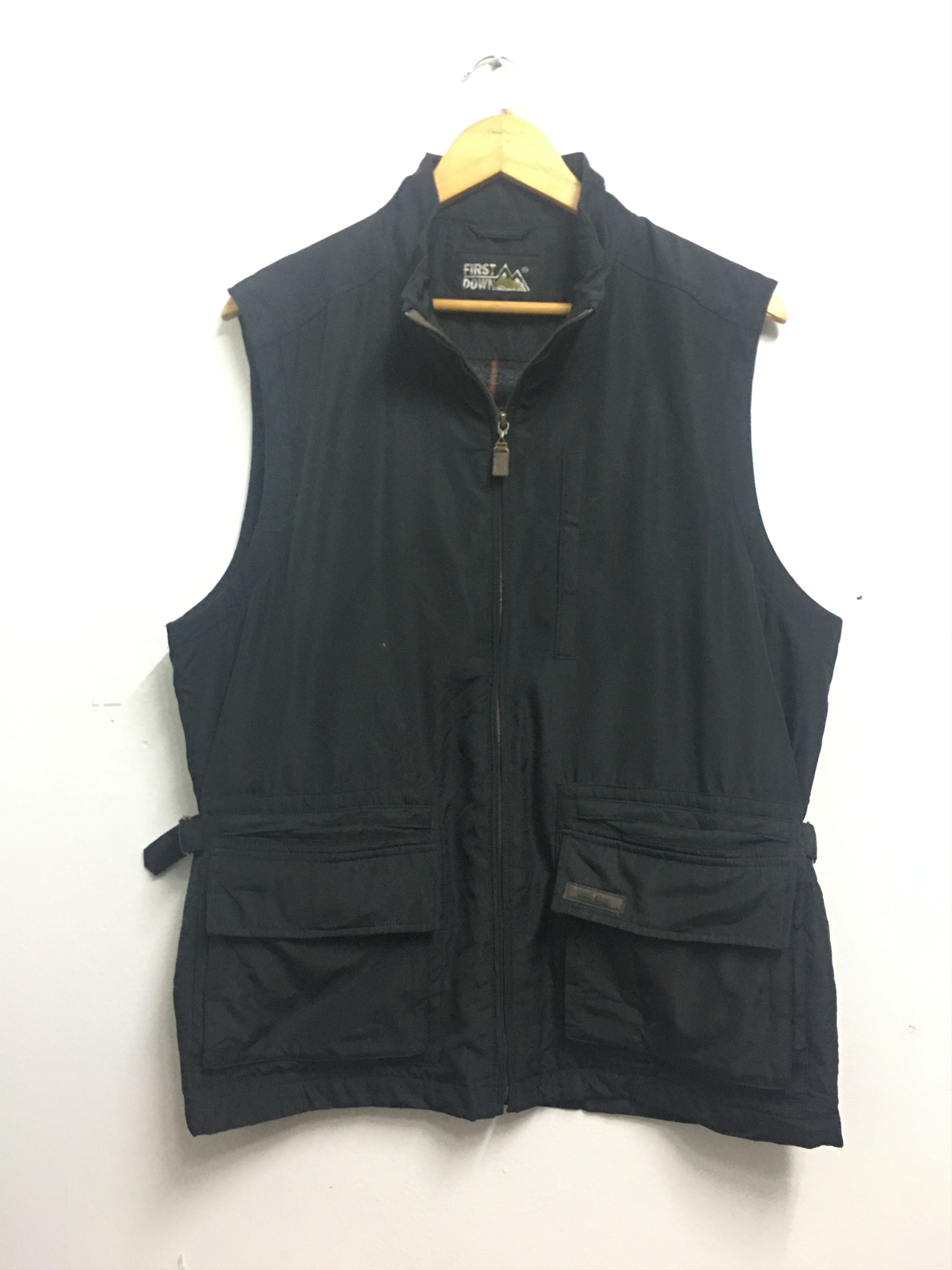 first down vest jacket tactical multipocket hunting fishing