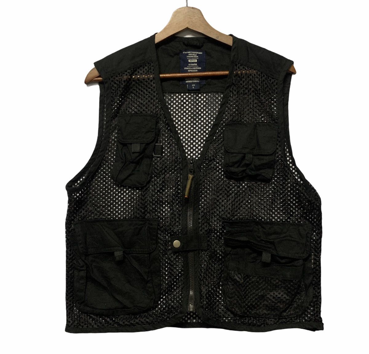 Huntington × Japanese Brand Nepuca Net Tactical Hunting Fishing Multi Pocket Vest Size US L / EU 52-54 / 3 - 2 Thumbnail