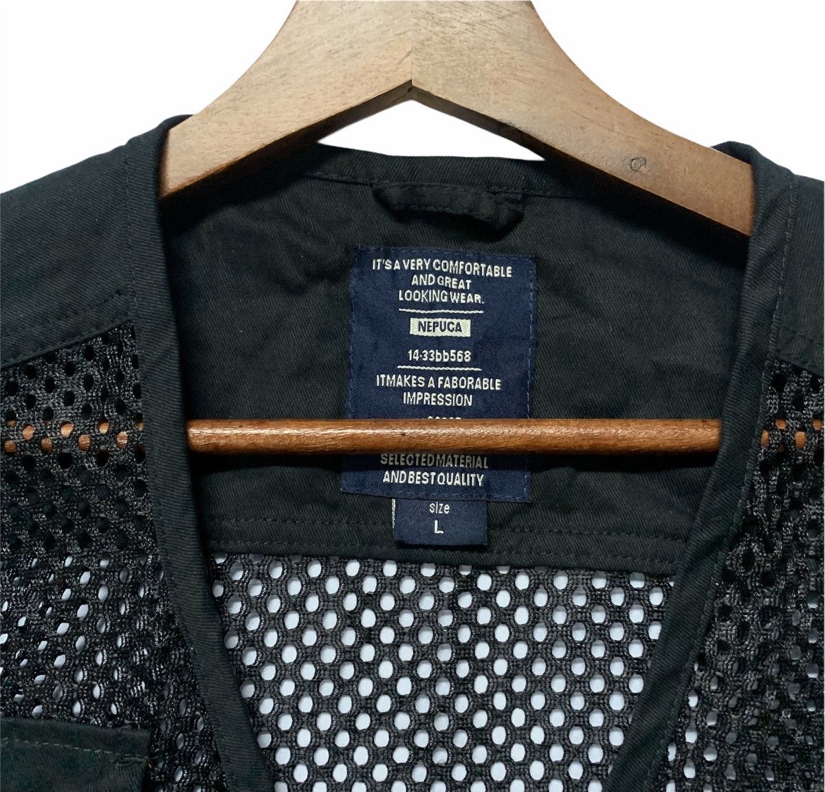 Huntington × Japanese Brand Nepuca Net Tactical Hunting Fishing Multi Pocket Vest Size US L / EU 52-54 / 3 - 5 Thumbnail