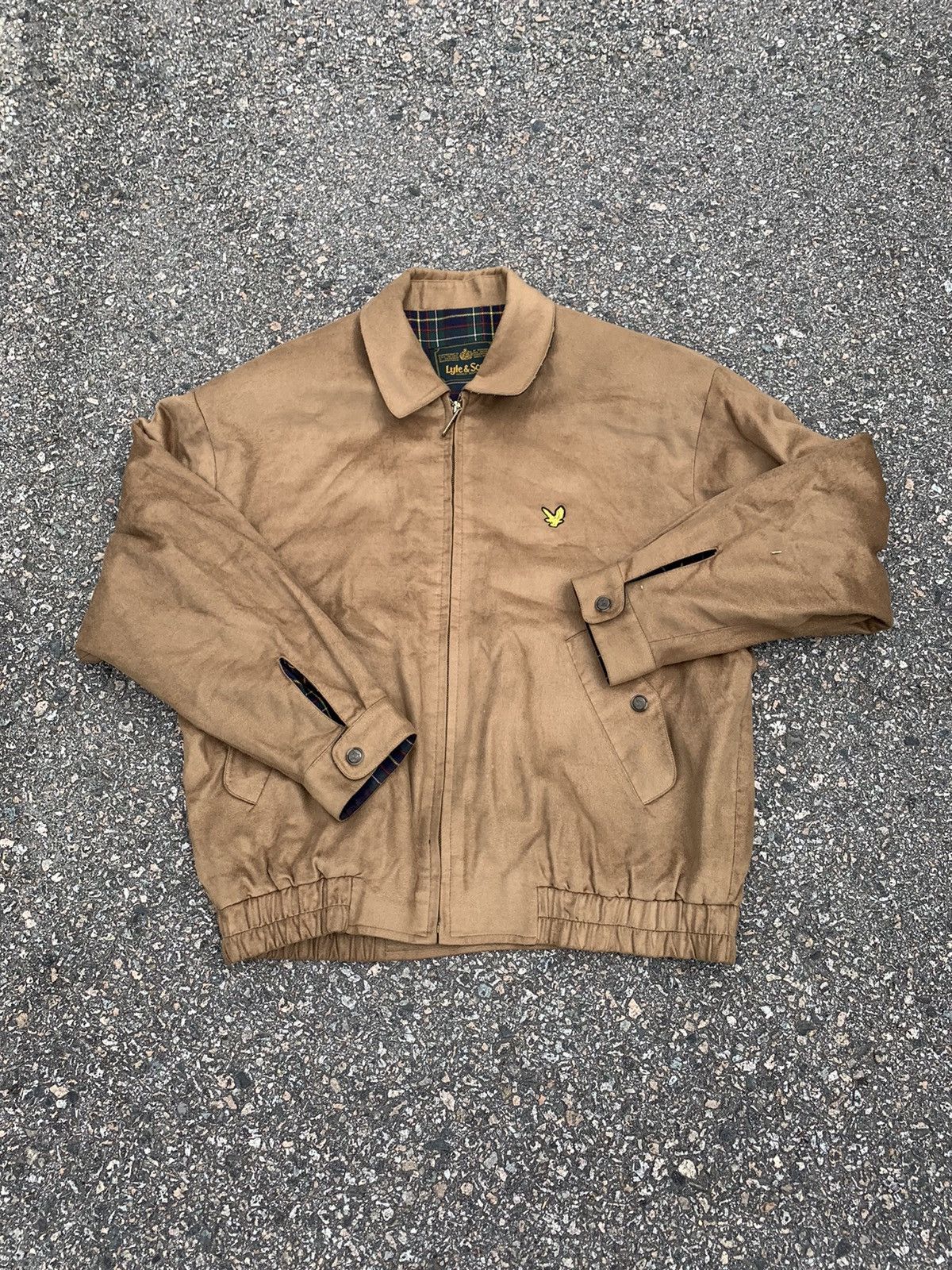 Lyle & Scott Vintage 90s Lyle & Scott Travis Style Sick Jacket Size US L / EU 52-54 / 3 - 1 Thumbnail