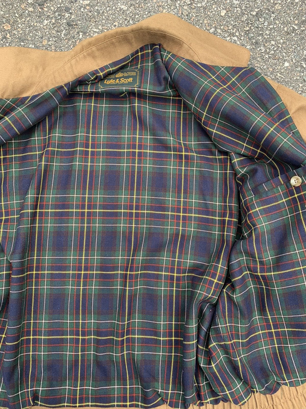 Lyle & Scott Vintage 90s Lyle & Scott Travis Style Sick Jacket Size US L / EU 52-54 / 3 - 3 Thumbnail