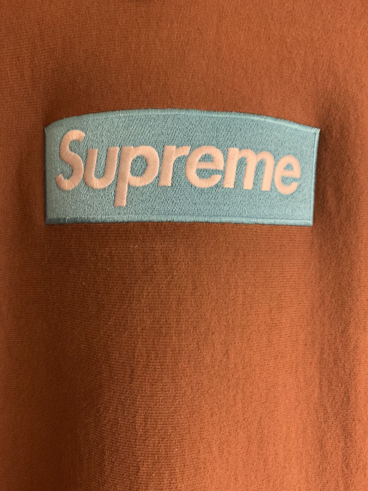 Supreme Supreme Box Logo Hoodie FW17 - Rust Size US L / EU 52-54 / 3 - 2 Thumbnail