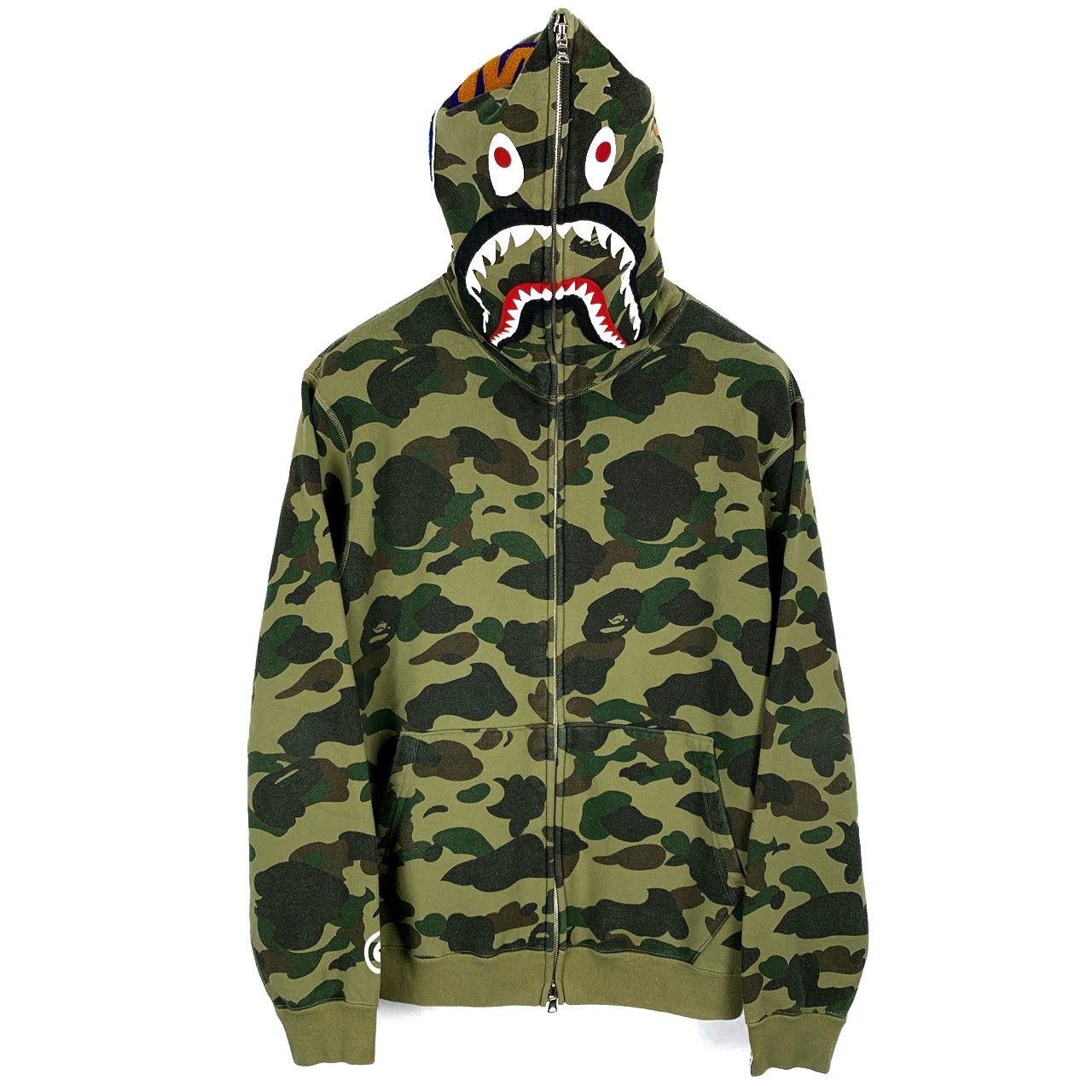 Bape 2006 Vintage Camo Shark Full Zip Hoodie | Grailed