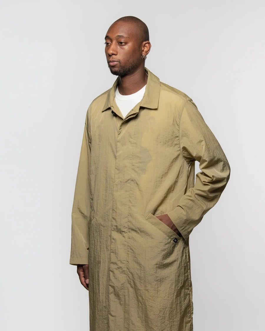 Stussy Tan deals Trench Coat