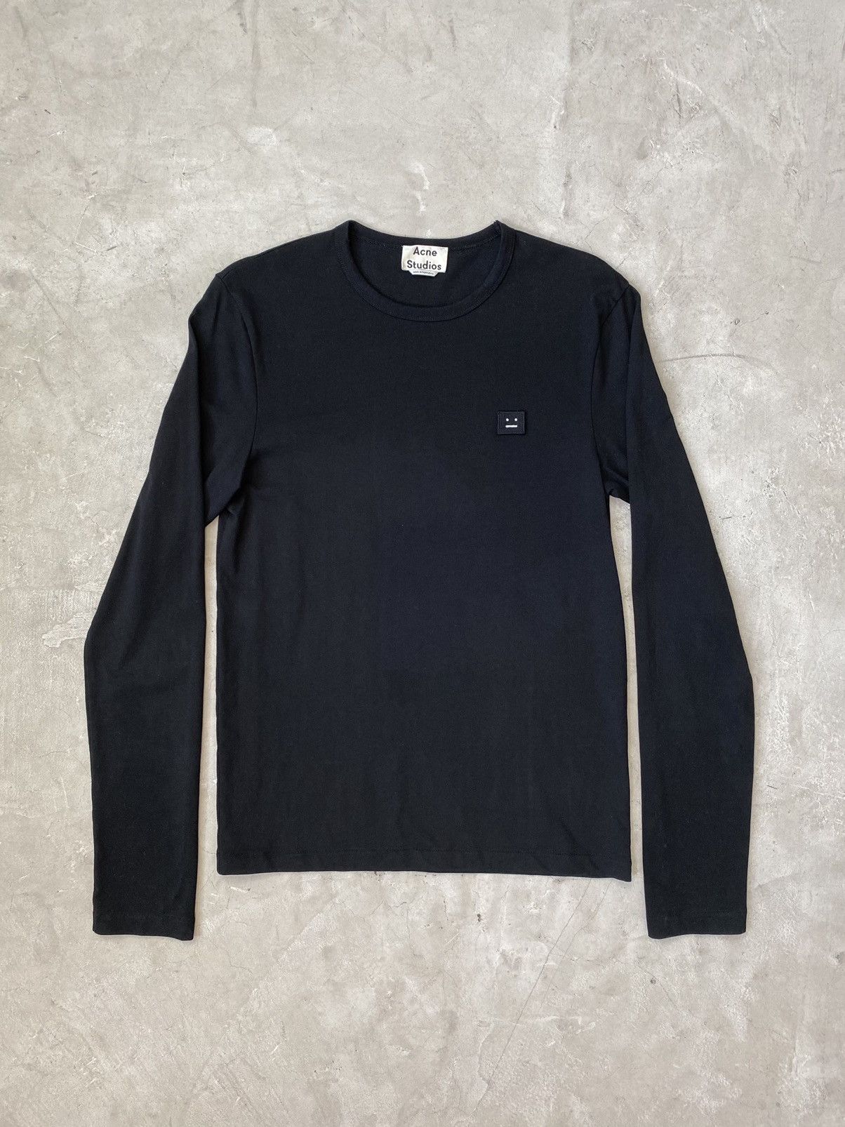 Acne Studios Face Embroidered Long Sleeve