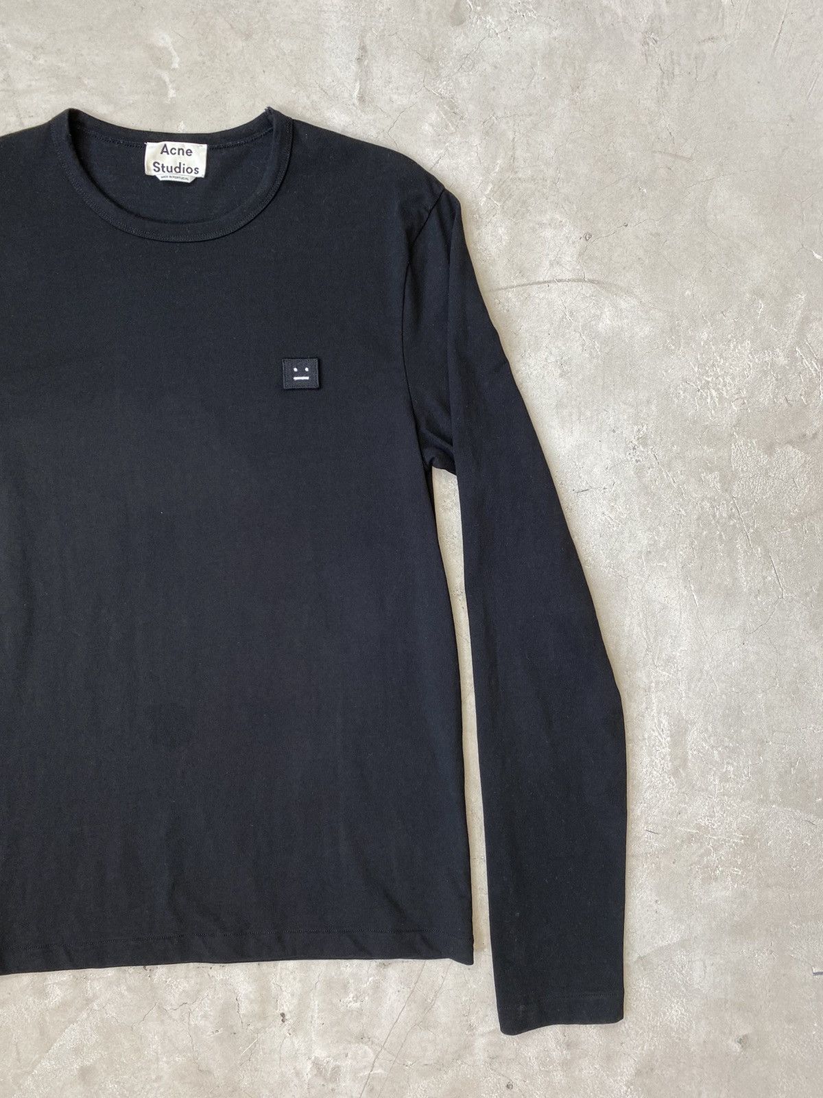 Acne Studios Face Embroidered Long Sleeve