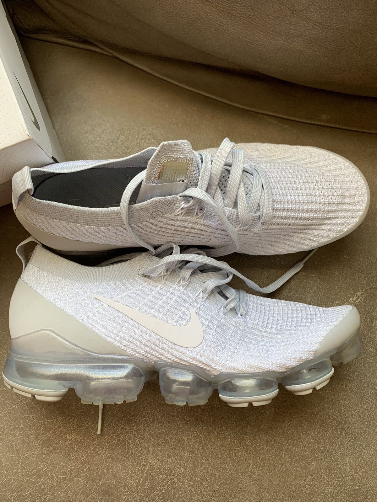 Vapormax flyknit 3 white platinum sales