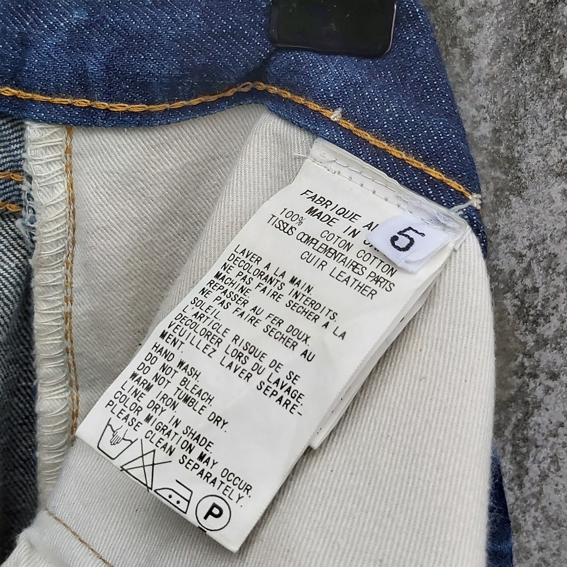 Yohji Yamamoto Y's Yohji Yamamoto Button Fly Selvedge Denim Size US 38 / EU 54 - 8 Thumbnail