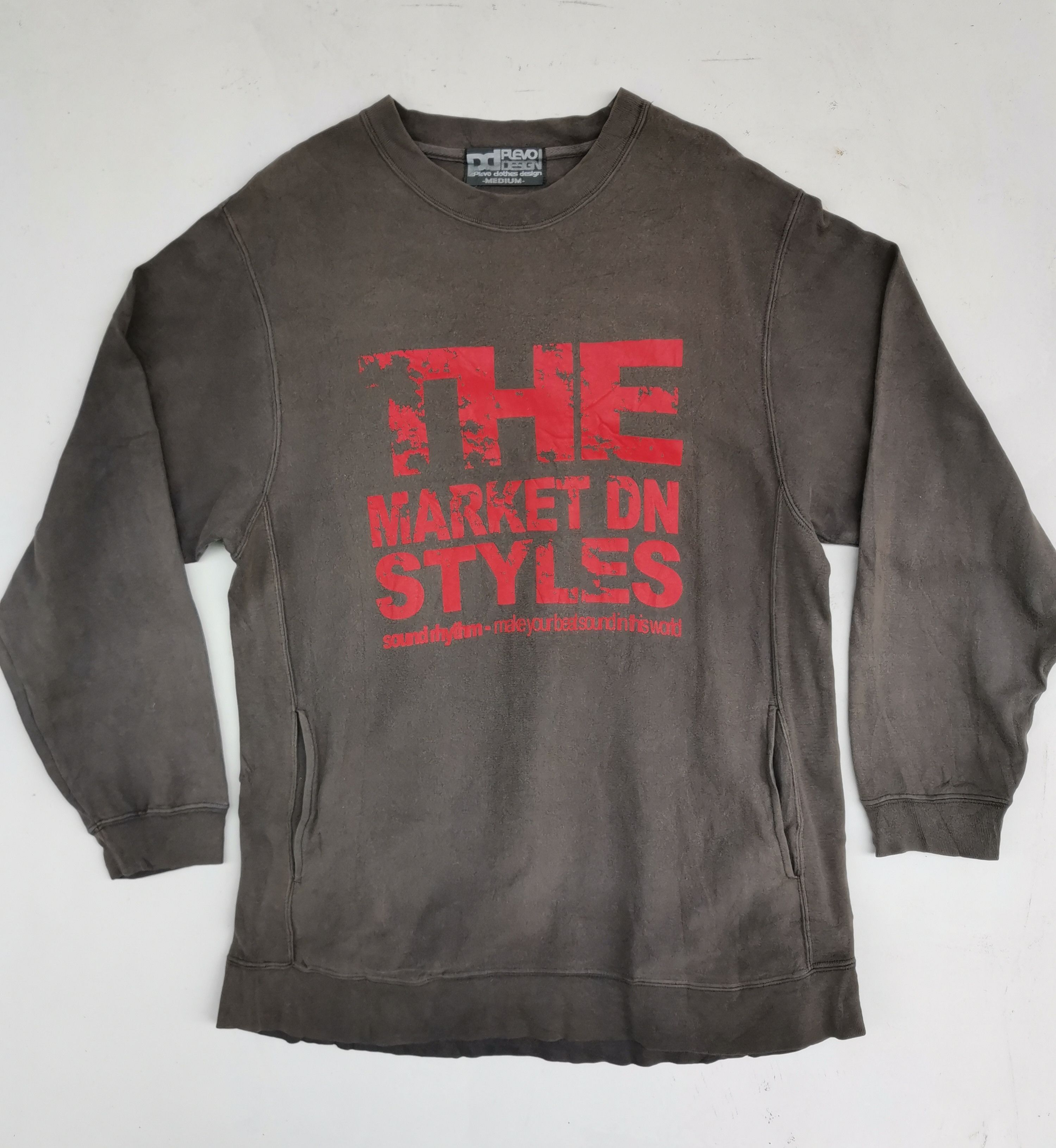 Japanese Brand The Market DN Style Big Logo Sweatshirt Size US M / EU 48-50 / 2 - 1 Thumbnail