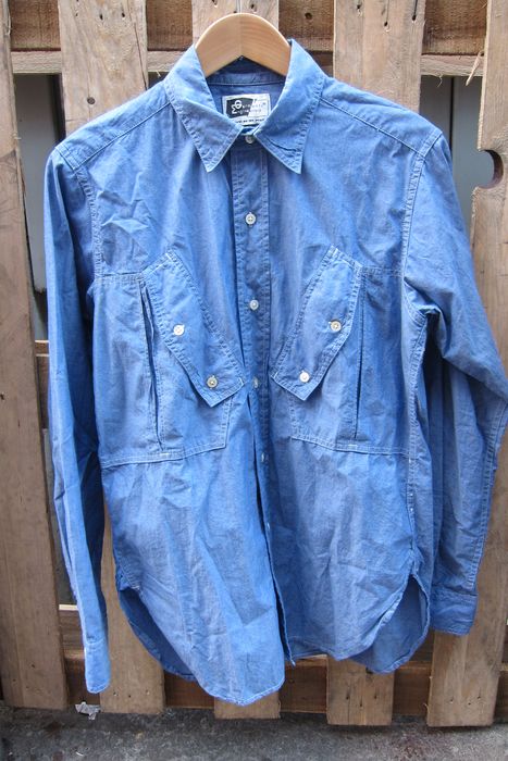 Engineered Garments Chambray Field Shirt Size US S / EU 44-46 / 1 - 1 Preview