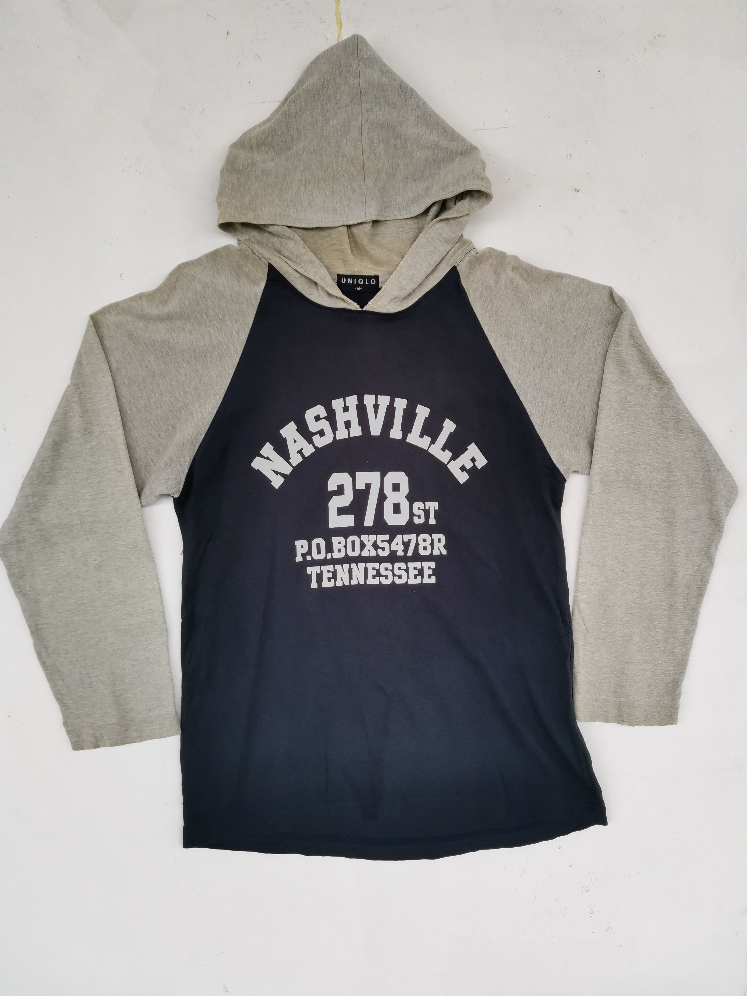 Japanese Brand Uniqlo Nashville 278st Big Logo Hoodie Sweatshirt Size US M / EU 48-50 / 2 - 1 Thumbnail