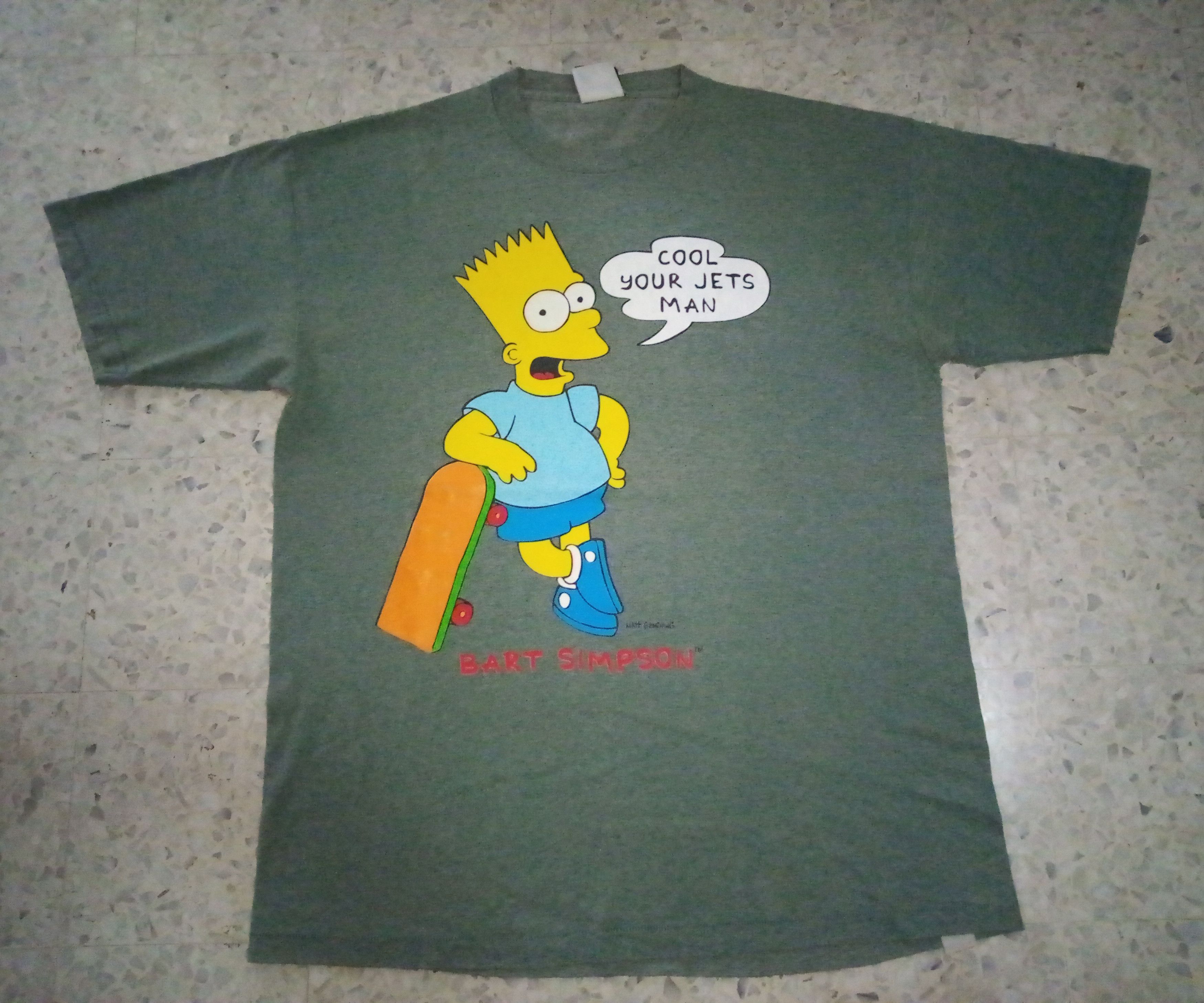 The Simpsons × Vintage Vtg 90s The Simpsons - Bart Simpson shirt vintage cartoon Size US XL / EU 56 / 4 - 2 Thumbnail