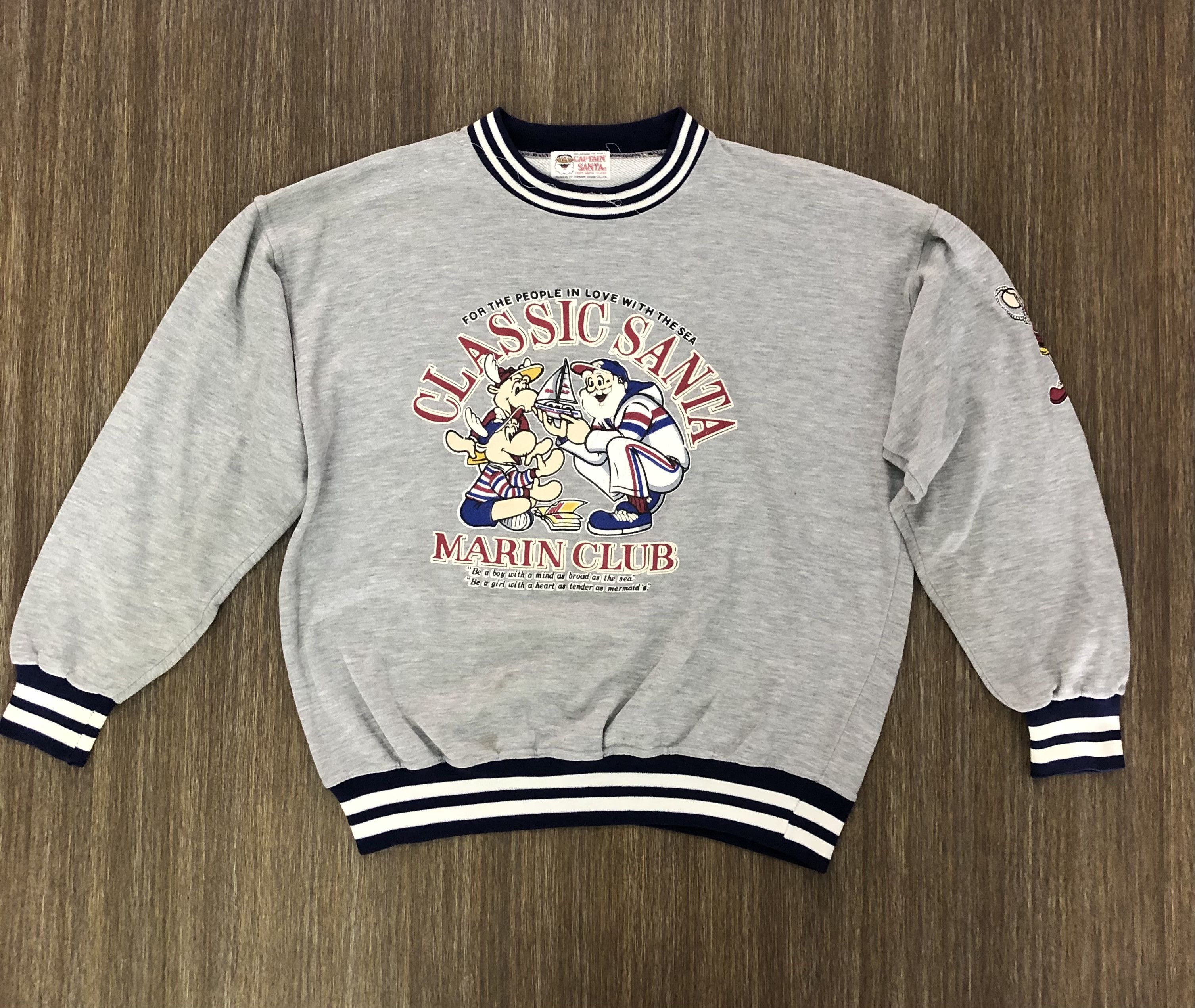 VINTAGE CAPTAIN SANTA SWEATER