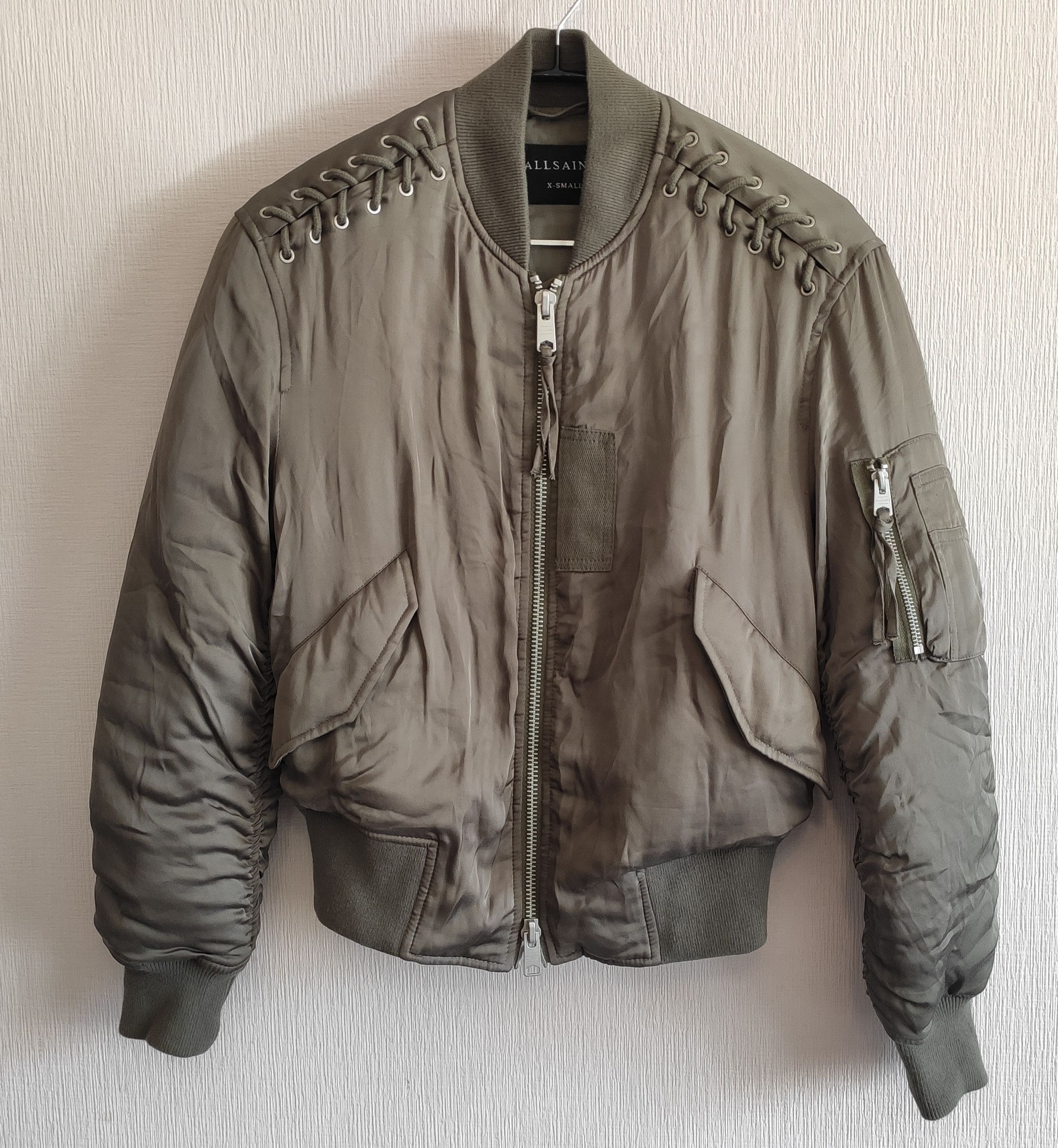 All saints bree laced bomber best sale