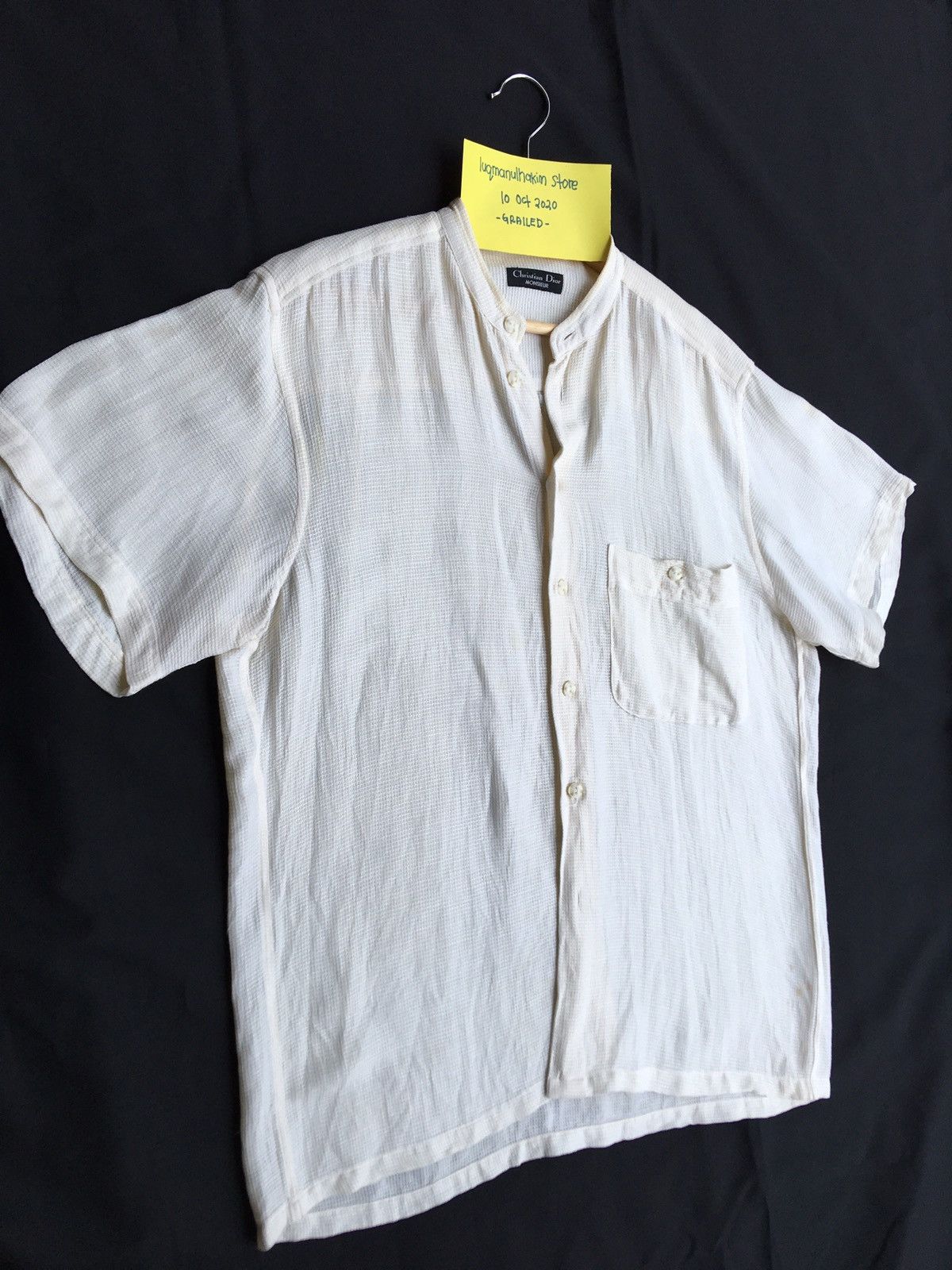Christian Dior Monsieur Vintage Christian Dior Monsieur Buttons Up Shirt Size US L / EU 52-54 / 3 - 3 Thumbnail