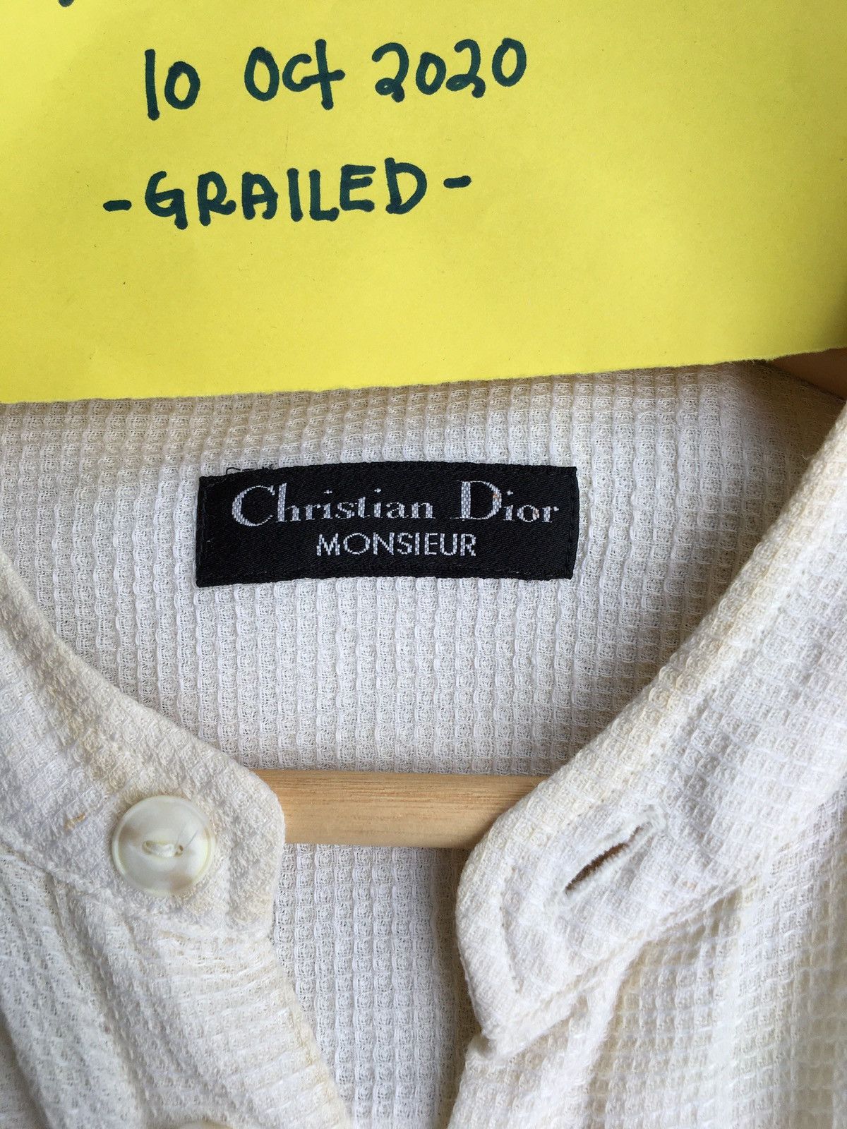 Christian Dior Monsieur Vintage Christian Dior Monsieur Buttons Up Shirt Size US L / EU 52-54 / 3 - 6 Thumbnail