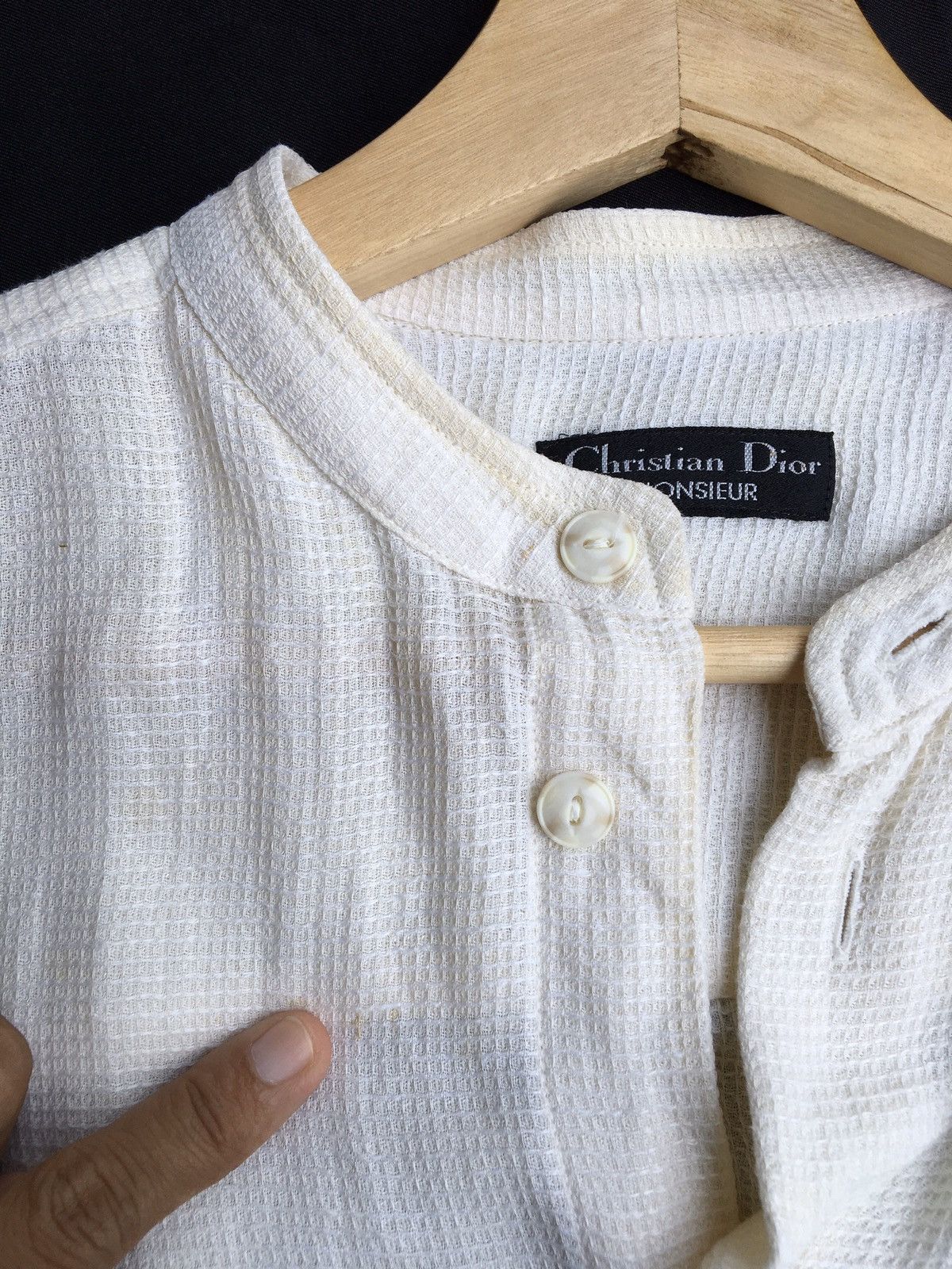 Christian Dior Monsieur Vintage Christian Dior Monsieur Buttons Up Shirt Size US L / EU 52-54 / 3 - 8 Thumbnail