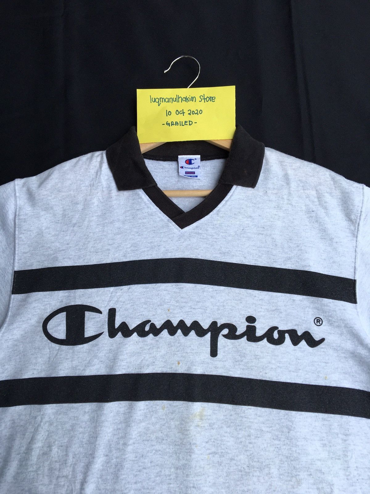Champion Vintage Champion Spellout Biglogo Tshirt Size US M / EU 48-50 / 2 - 5 Thumbnail