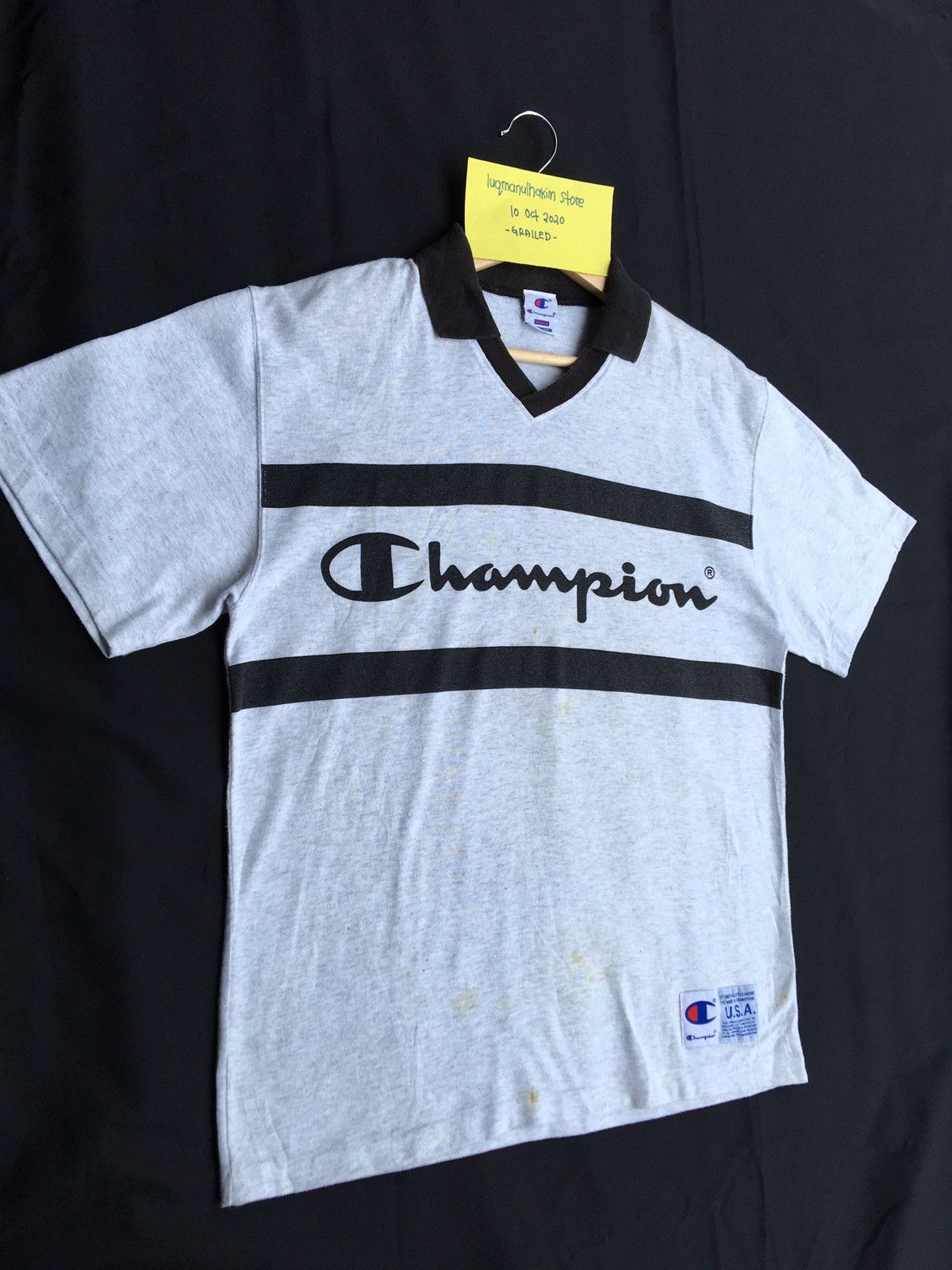 Champion Vintage Champion Spellout Biglogo Tshirt Size US M / EU 48-50 / 2 - 4 Thumbnail